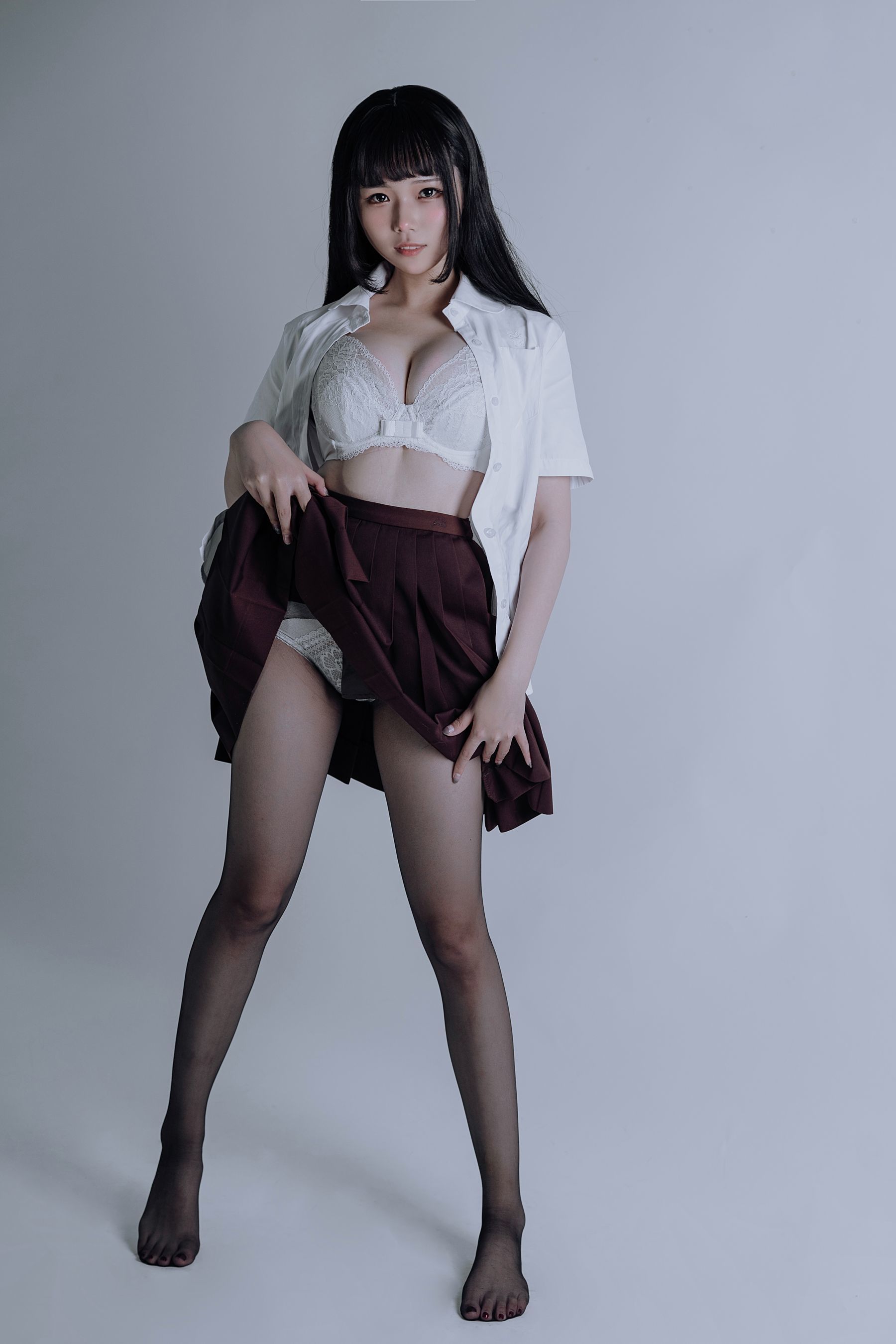图片[2] - 七月喵子 - JK黑丝 [31P] - 机器猫次元 - 机器猫次元