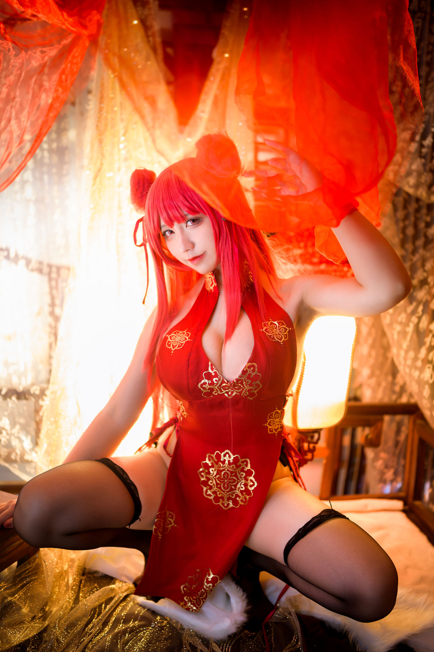 图片[1] - 九曲Jean - 碧蓝航线 加利索新春旗袍 [24P] - 机器猫次元 - 机器猫次元