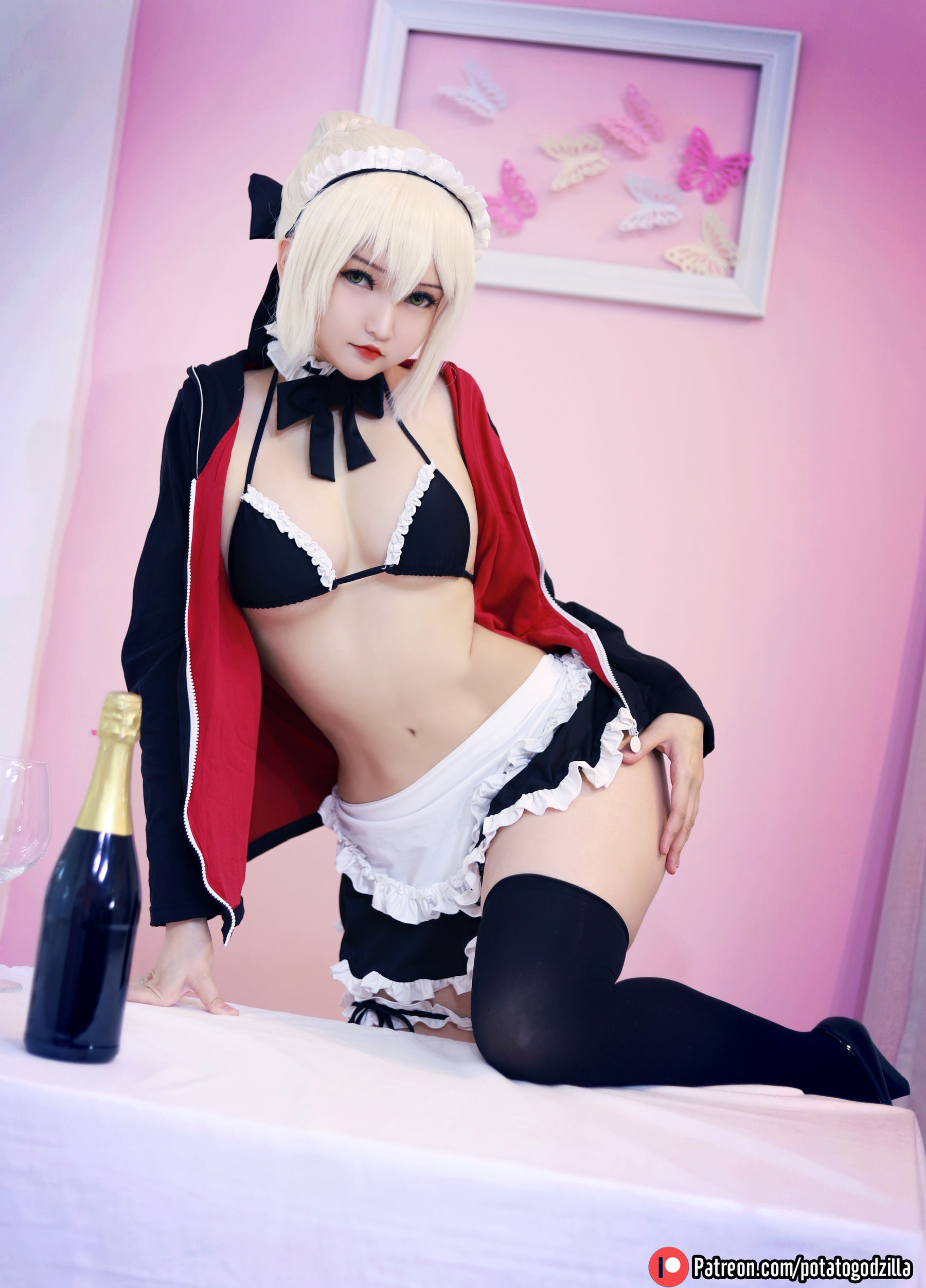 图片[1] - Potato Godzilla - Saber Alter Maid [42P] - 机器猫次元 - 机器猫次元