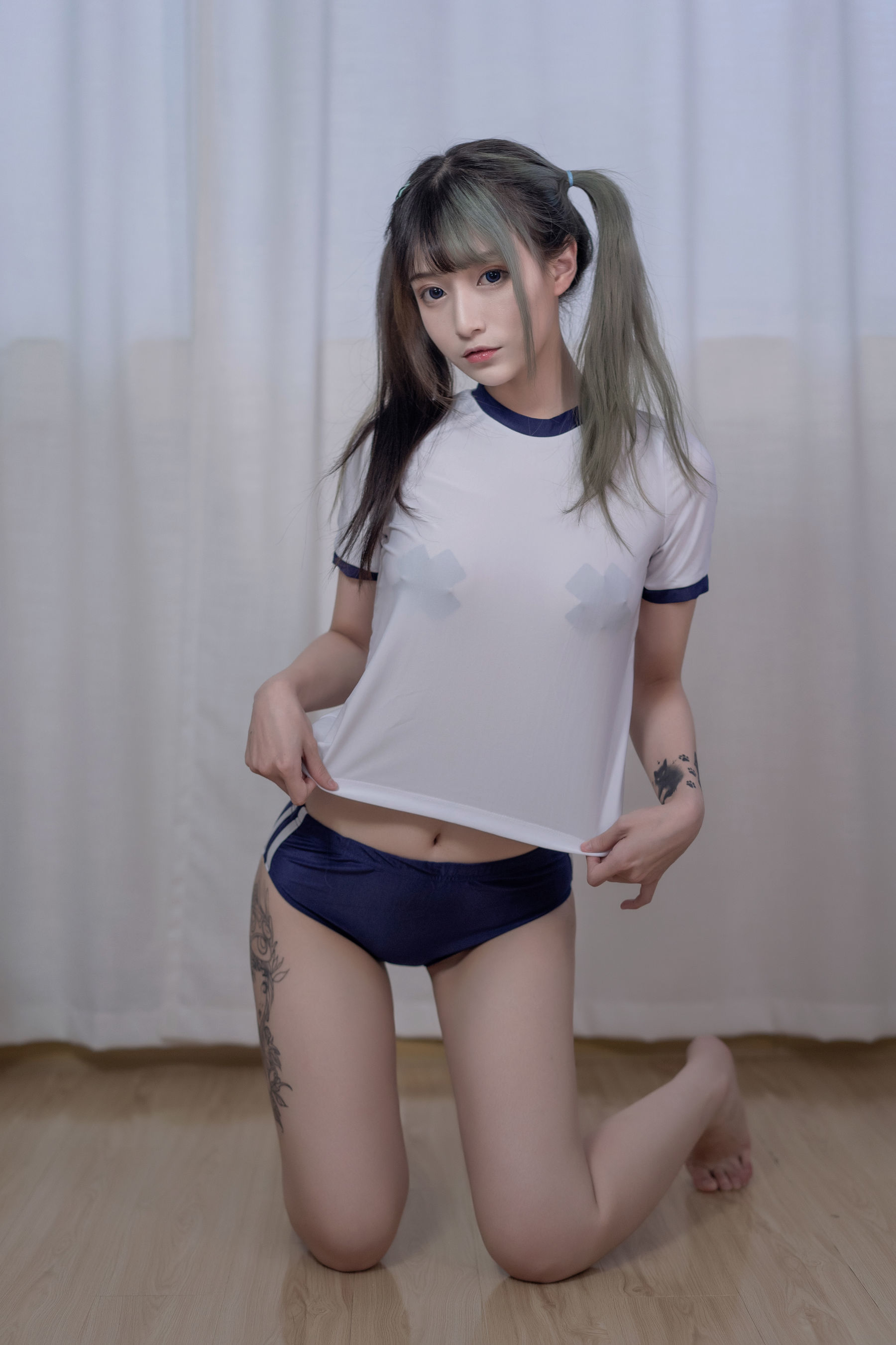 图片[8] - 铁板烧鬼舞w - 体操服 [18P] - 机器猫次元 - 机器猫次元
