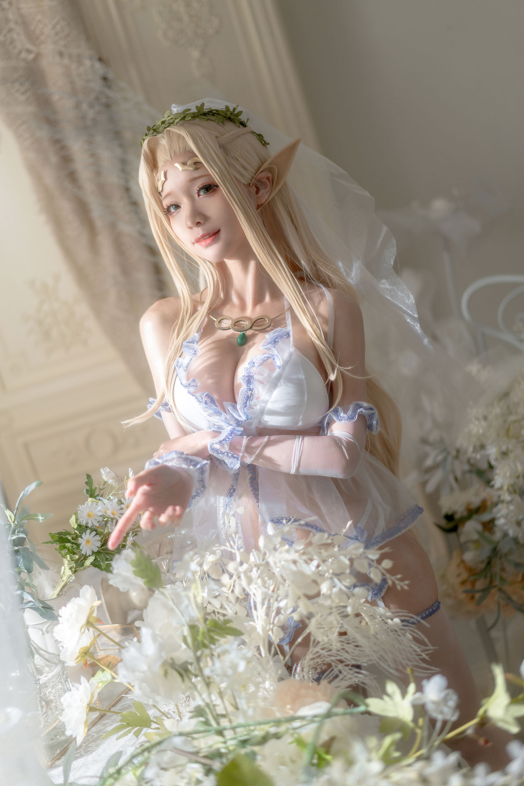 图片[1] - 蠢沫沫 - 白精灵 婚纱 [60P] - 机器猫次元 - 机器猫次元