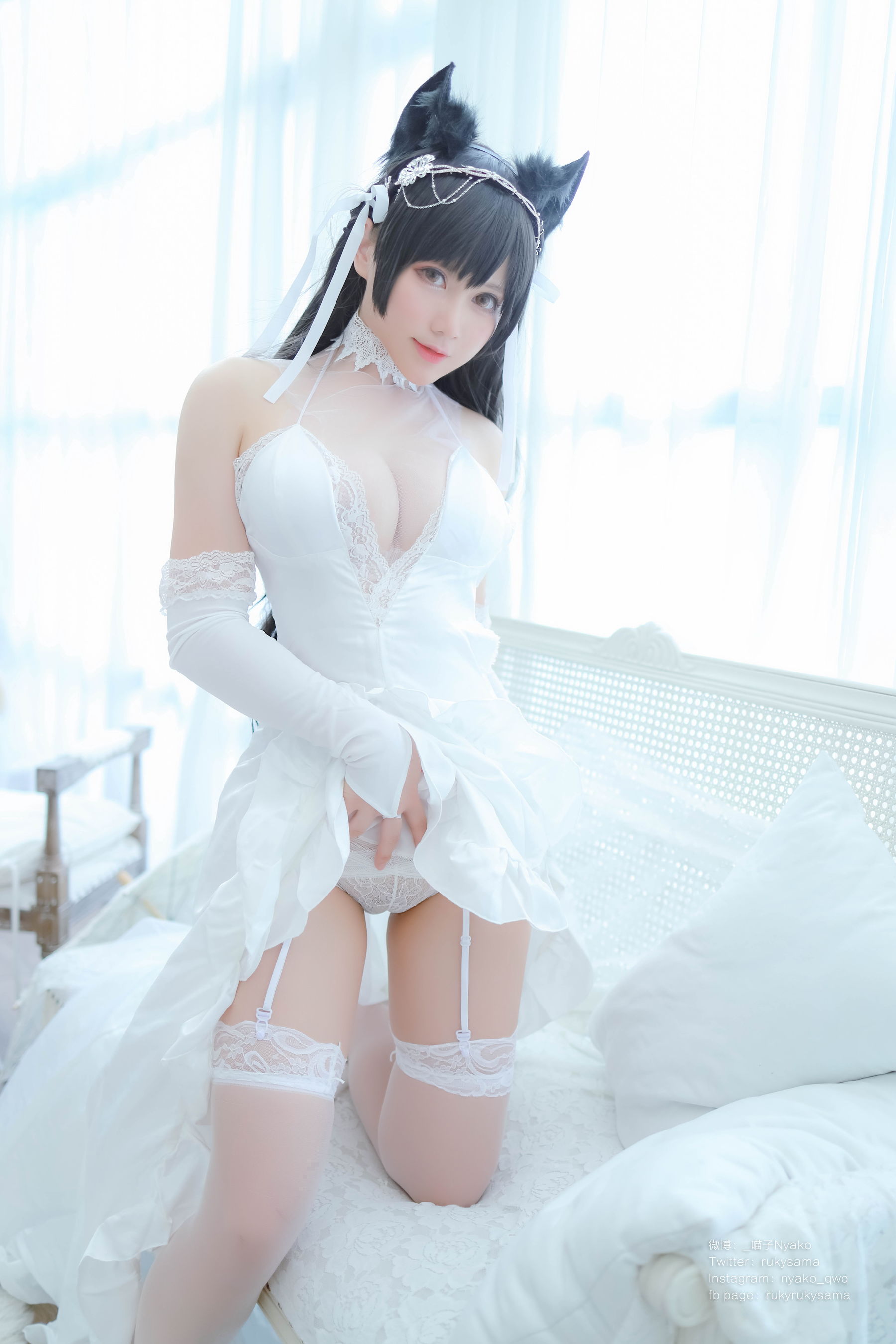 图片[1] - Nyako喵子 - 爱宕婚纱 [62P] - 机器猫次元 - 机器猫次元