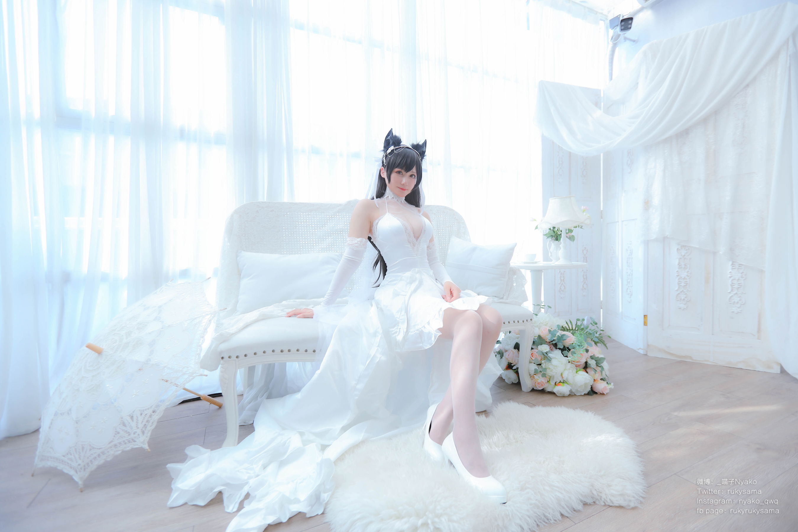 图片[3] - Nyako喵子 - 爱宕婚纱 [62P] - 机器猫次元 - 机器猫次元