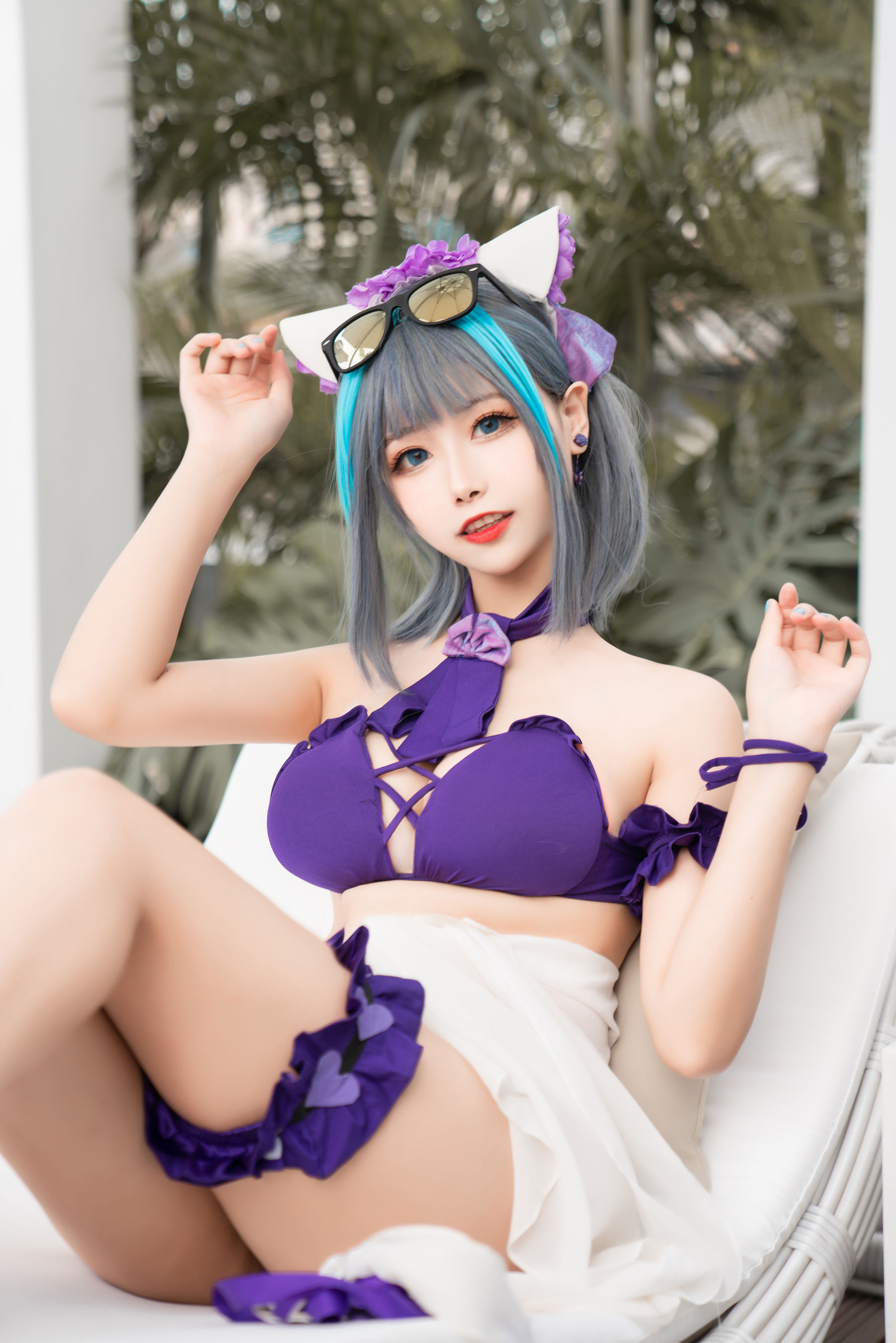 图片[1] - Momoko葵葵 - 柴郡水着 [40P] - 机器猫次元 - 机器猫次元