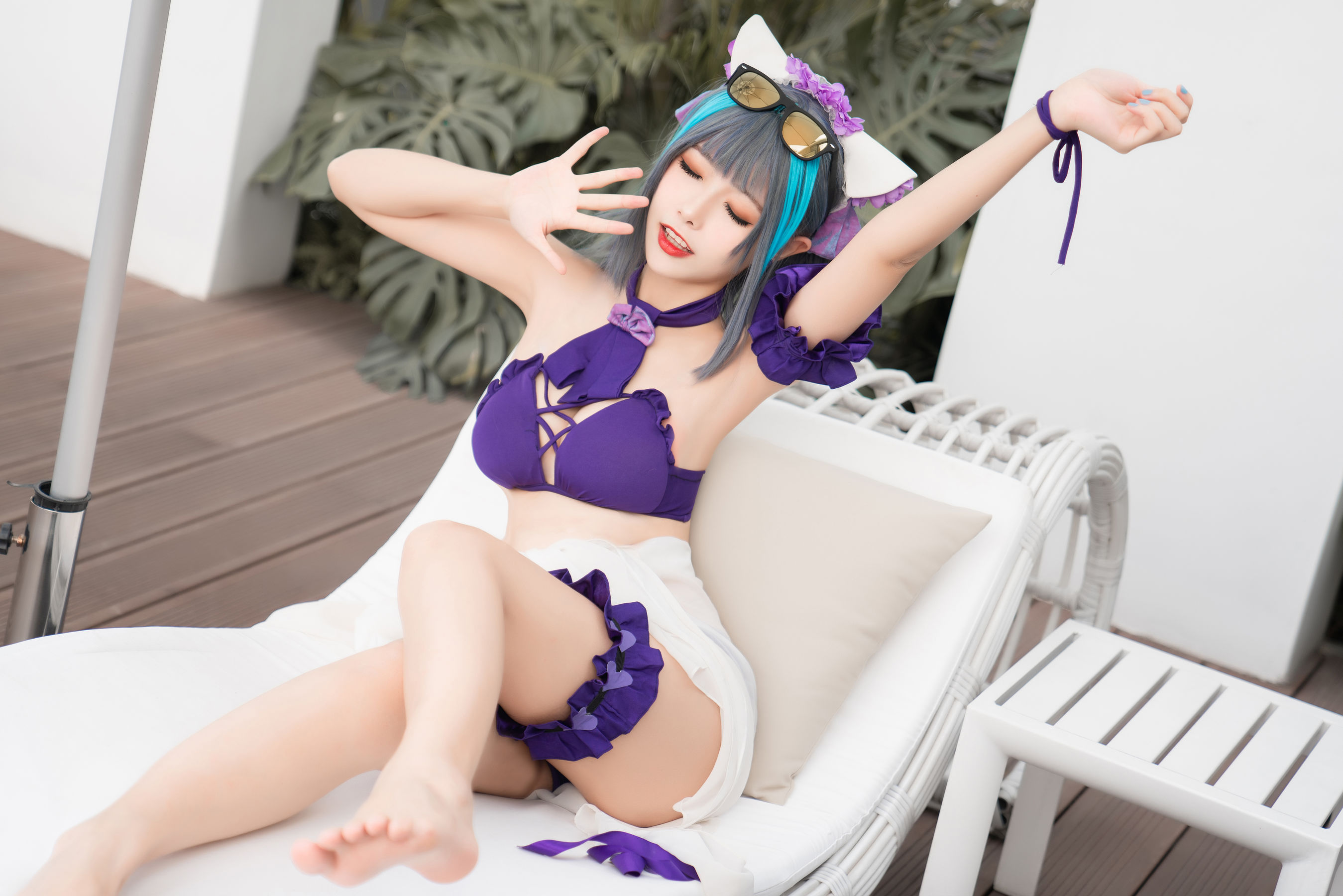 图片[2] - Momoko葵葵 - 柴郡水着 [40P] - 机器猫次元 - 机器猫次元