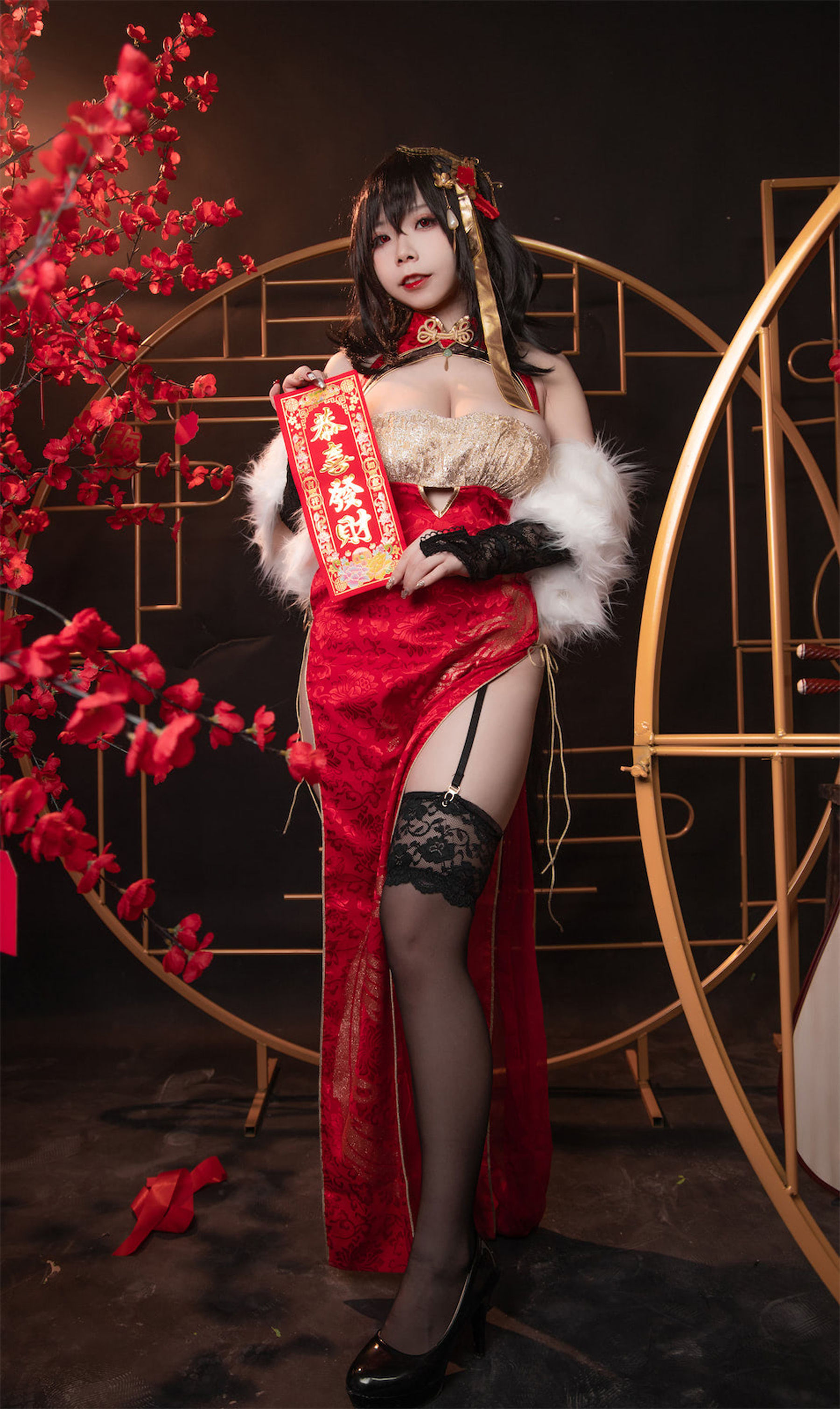 图片[1] - 无颜小天使wy - 碧蓝航线 大凤红旗袍 [58P] - 机器猫次元 - 机器猫次元