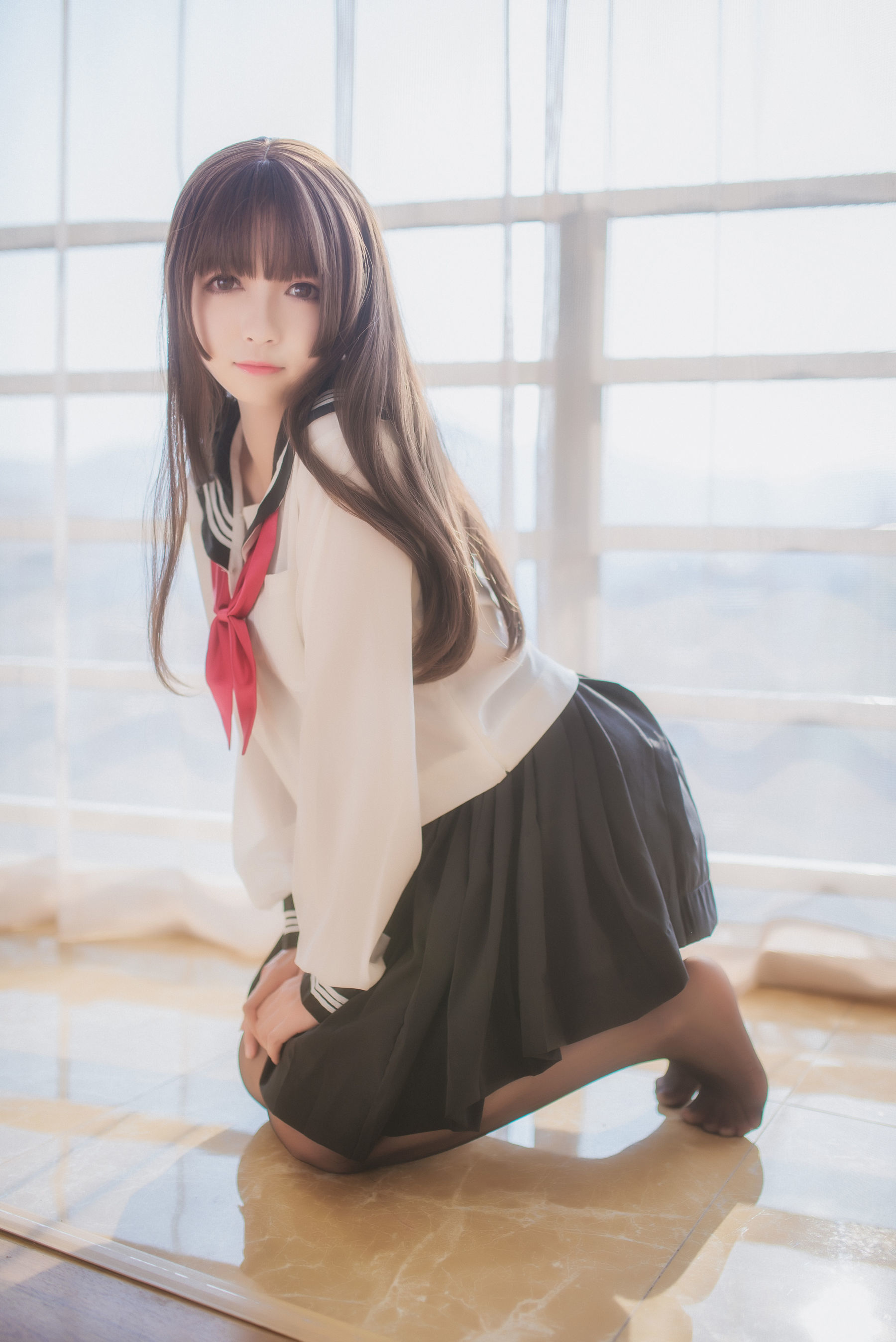 图片[5] - 白金Saki - 半透明水手服 [36P] - 机器猫次元 - 机器猫次元
