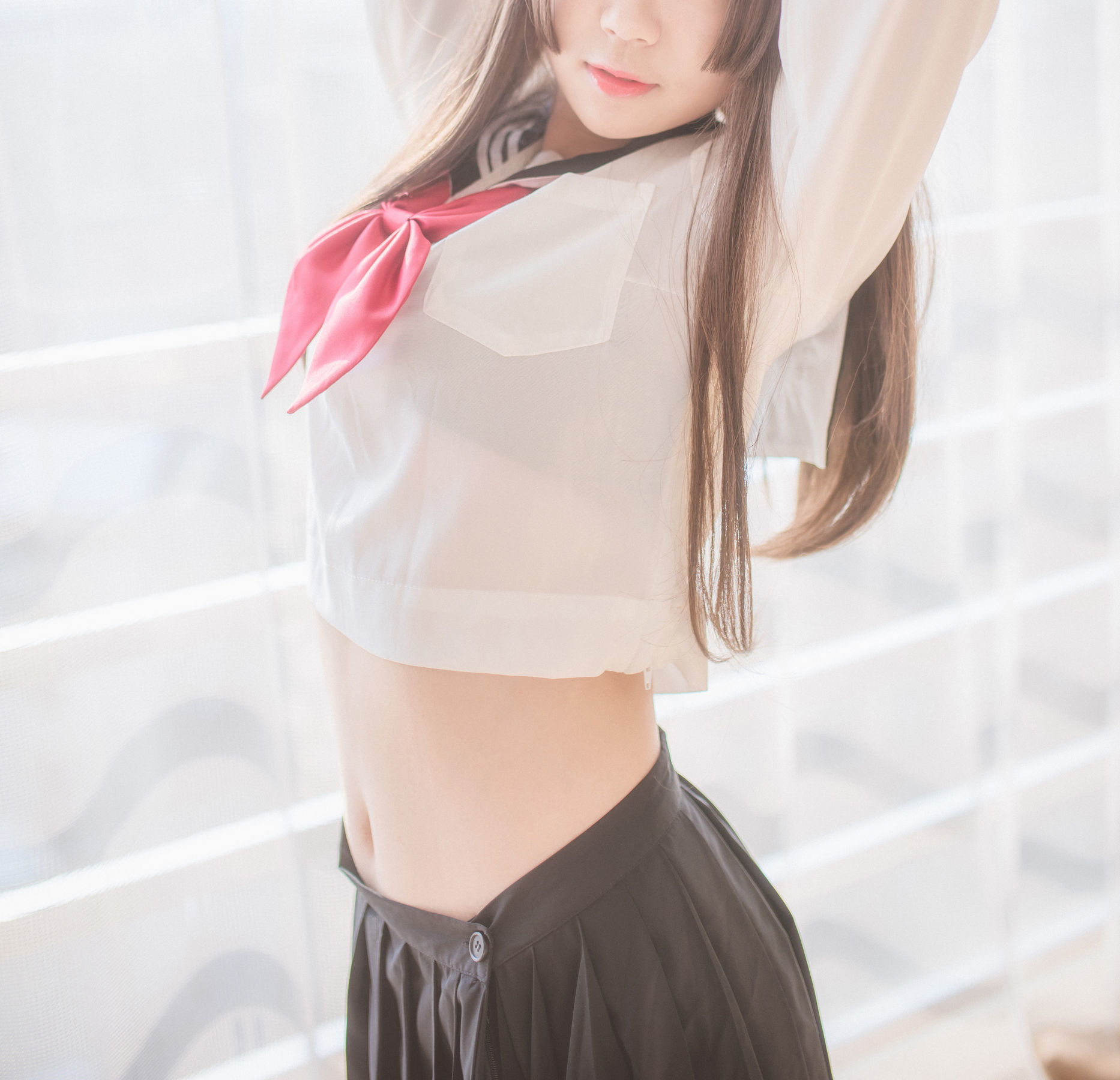 图片[8] - 白金Saki - 半透明水手服 [36P] - 机器猫次元 - 机器猫次元