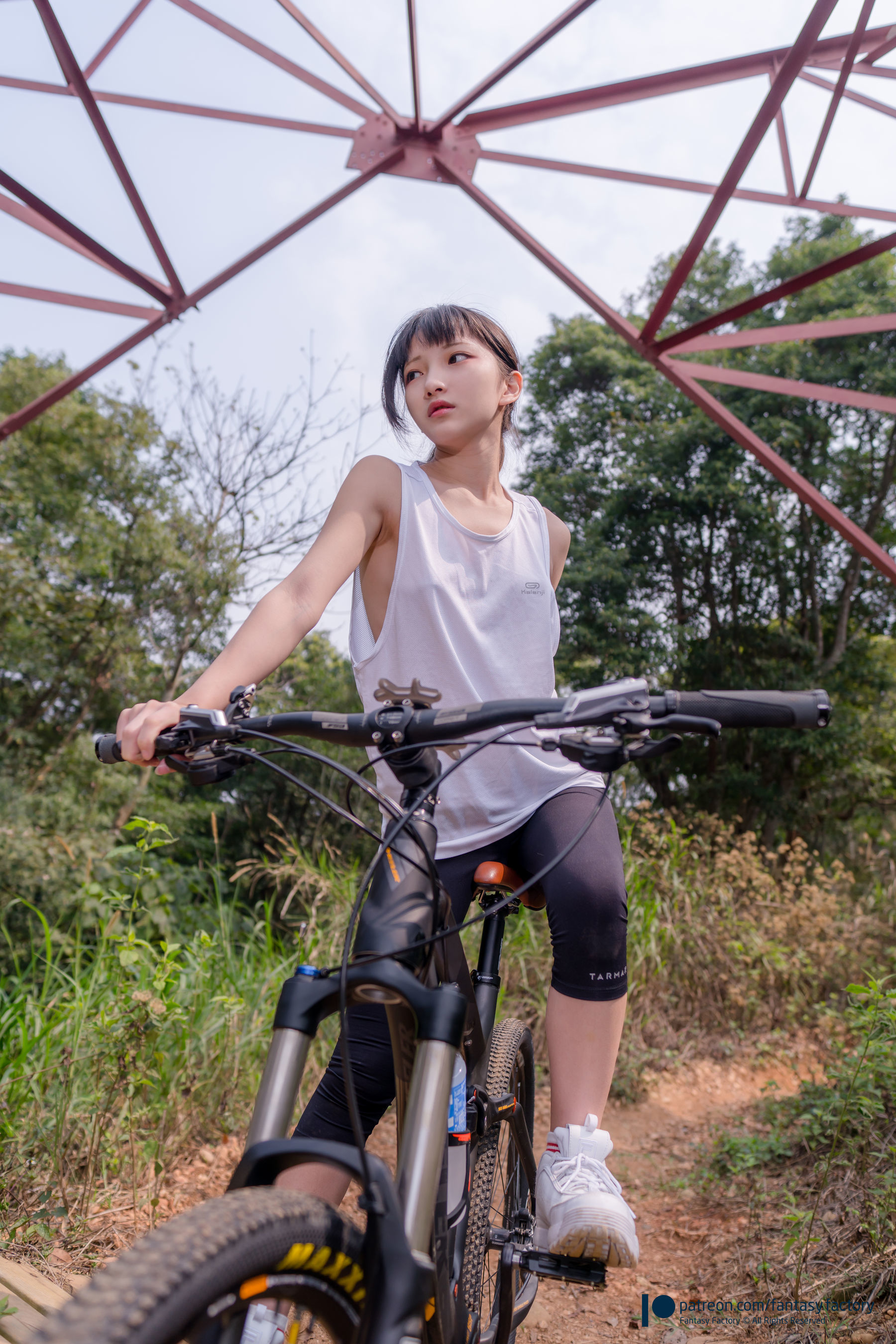 图片[5] - 小丁 - 单车少女 黑胶 情趣网衫 [110P] - 机器猫次元 - 机器猫次元
