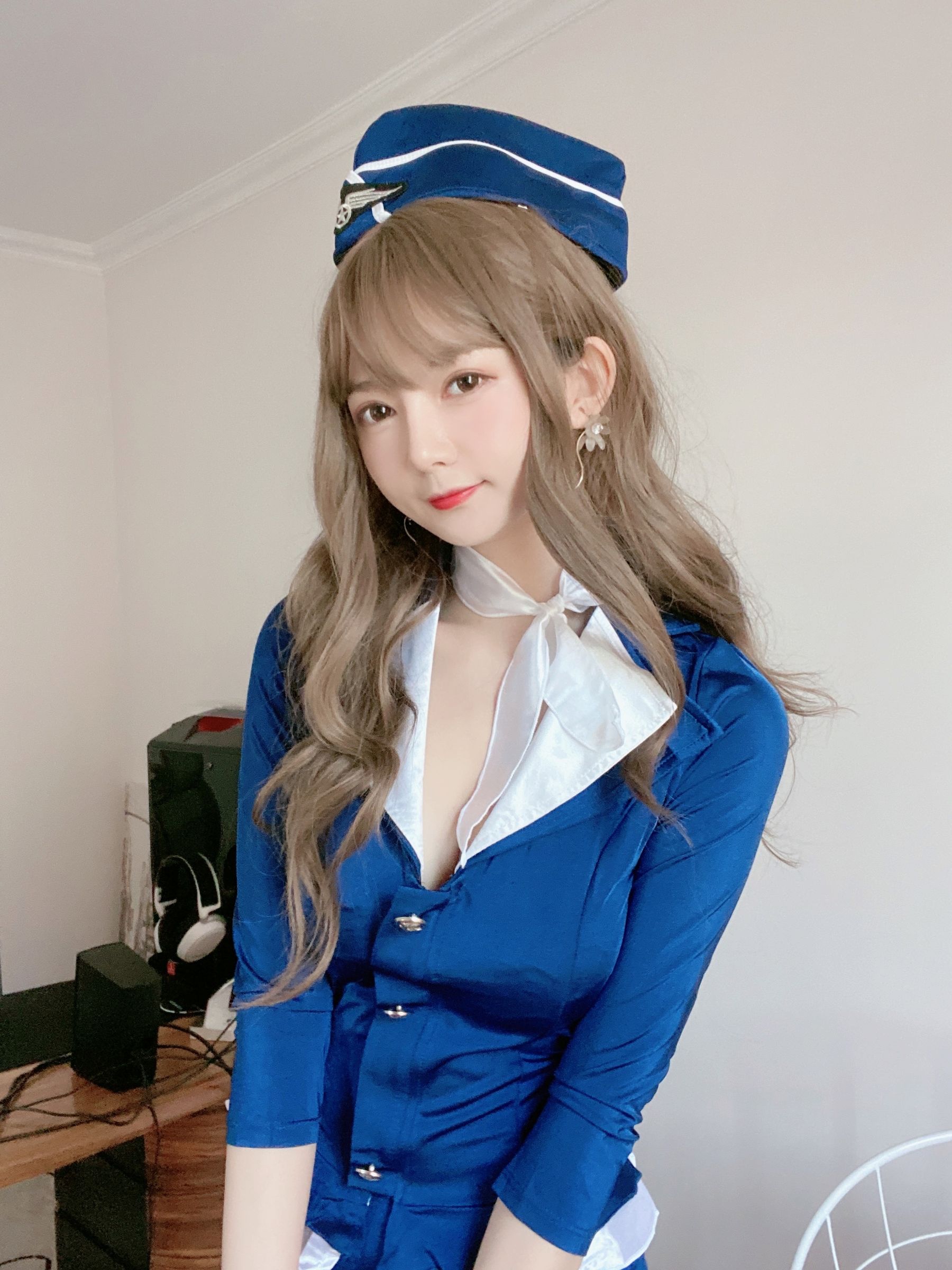 图片[8] - 51酱 - 蓝色制服装 [35P] - 机器猫次元 - 机器猫次元