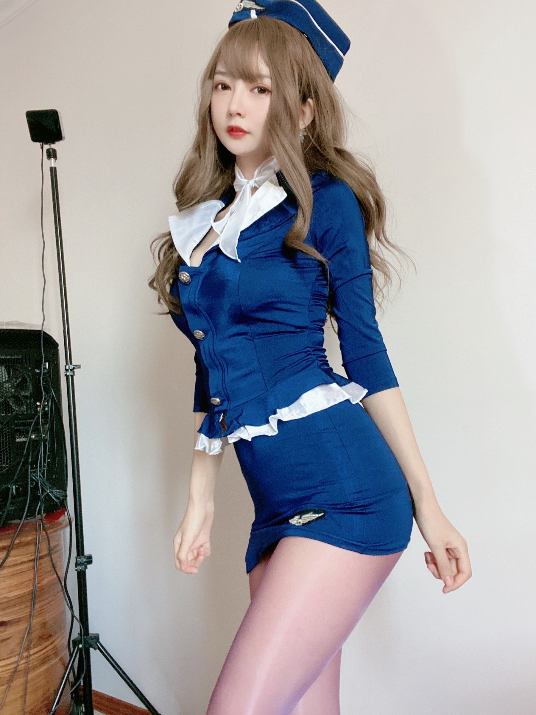 图片[1] - 51酱 - 蓝色制服装 [35P] - 机器猫次元 - 机器猫次元