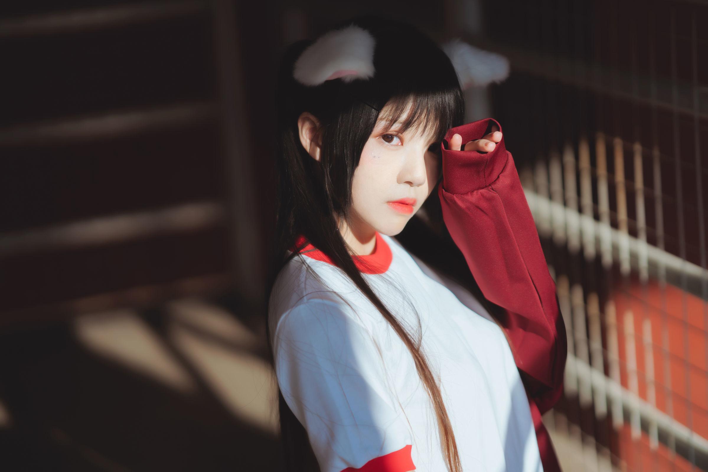 图片[6] - 桜桃喵 - 红色体操服 [44P] - 机器猫次元 - 机器猫次元