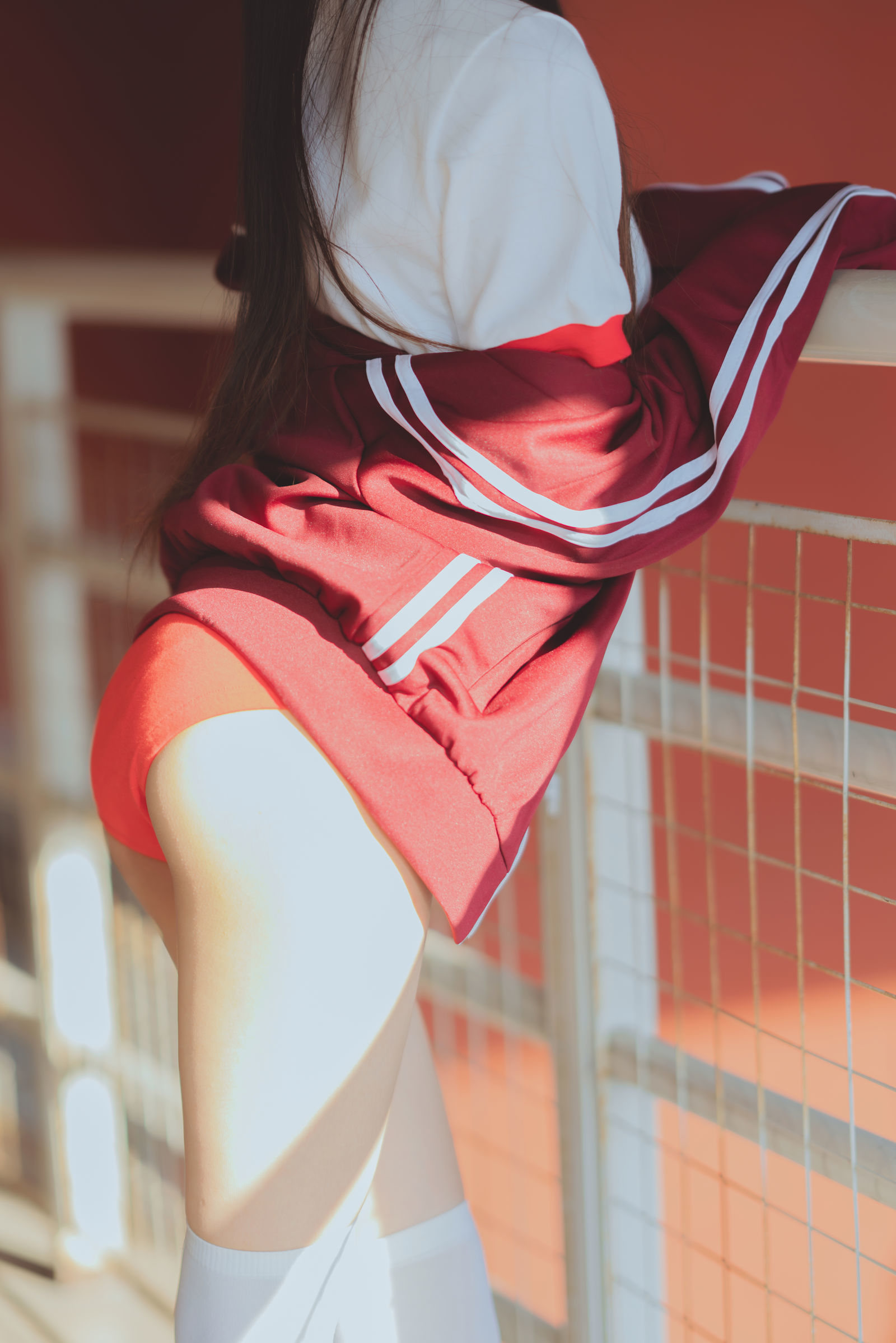 图片[1] - 桜桃喵 - 红色体操服 [44P] - 机器猫次元 - 机器猫次元