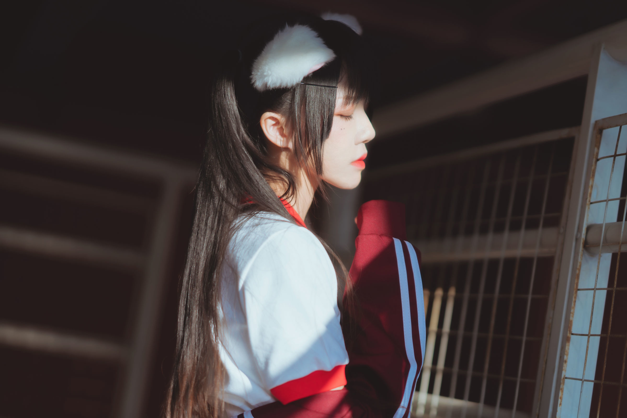 图片[3] - 桜桃喵 - 红色体操服 [44P] - 机器猫次元 - 机器猫次元