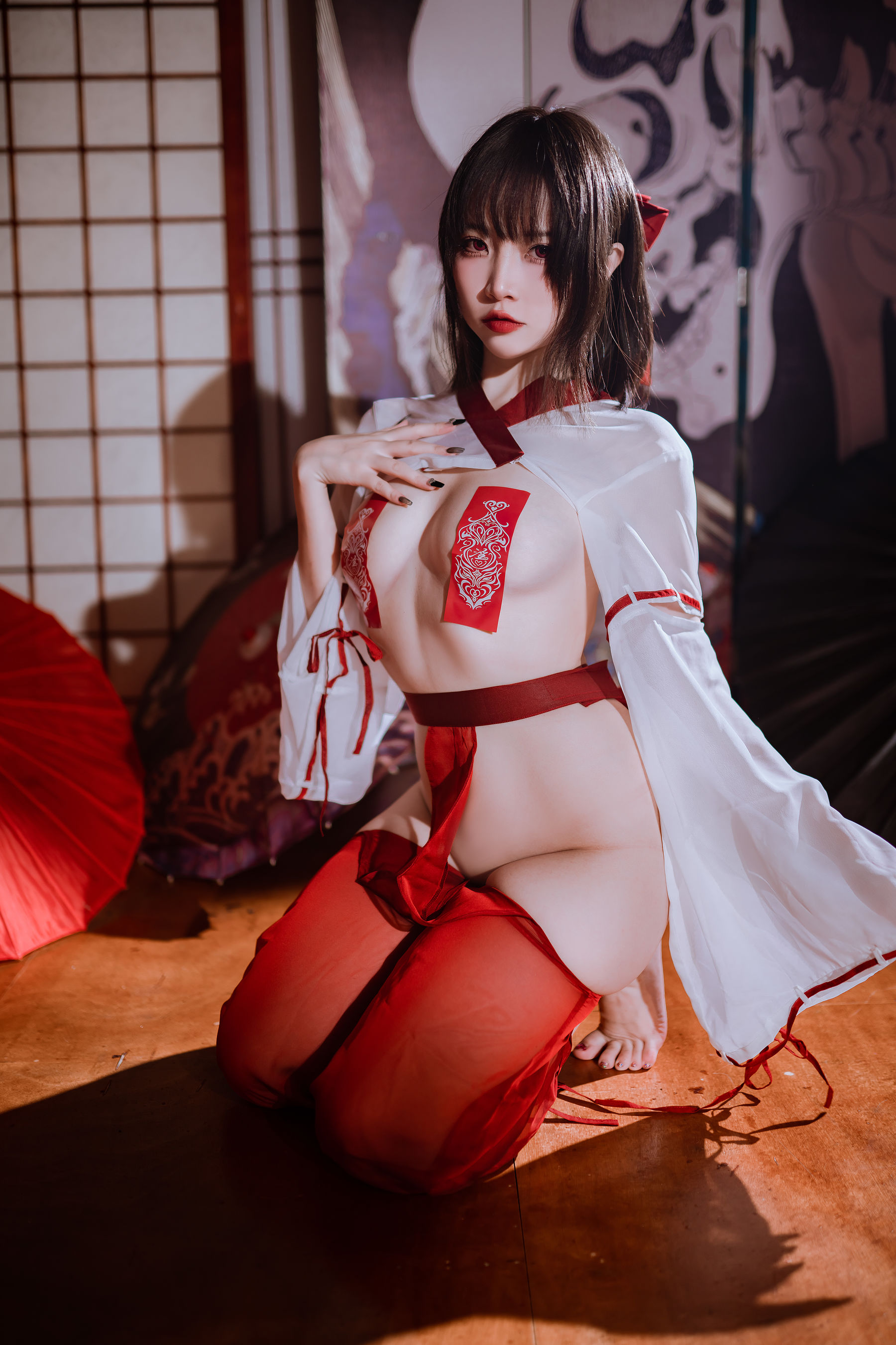图片[1] - 二佐Nisa 私房巫女 [36P] - 机器猫次元 - 机器猫次元