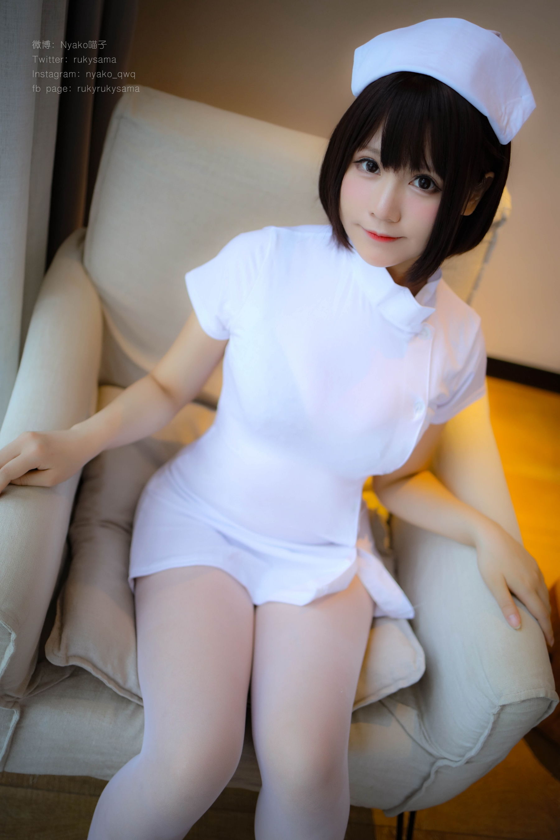 图片[2] - Nyako喵子 白丝护士服 [78P] - 机器猫次元 - 机器猫次元
