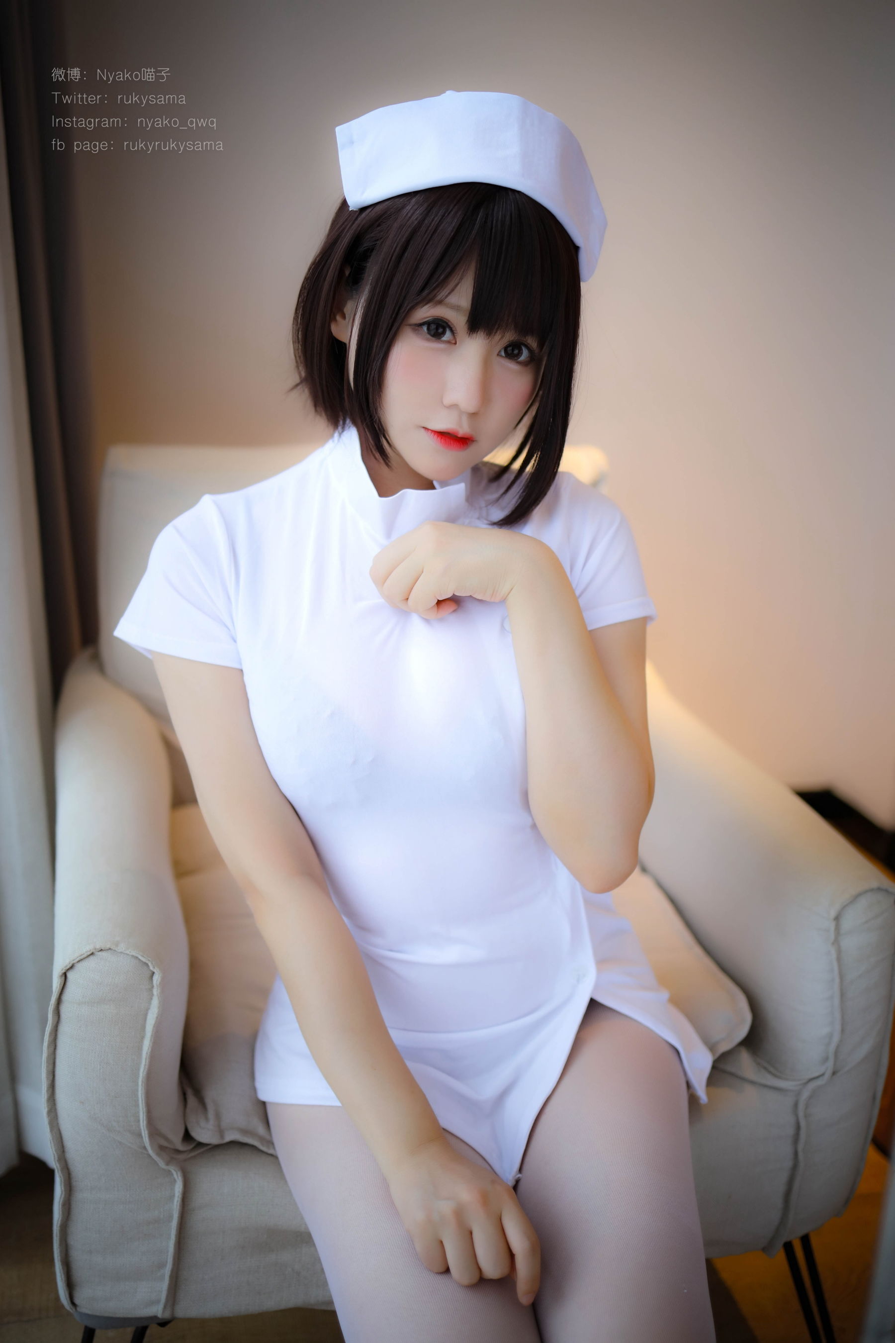 图片[6] - Nyako喵子 白丝护士服 [78P] - 机器猫次元 - 机器猫次元
