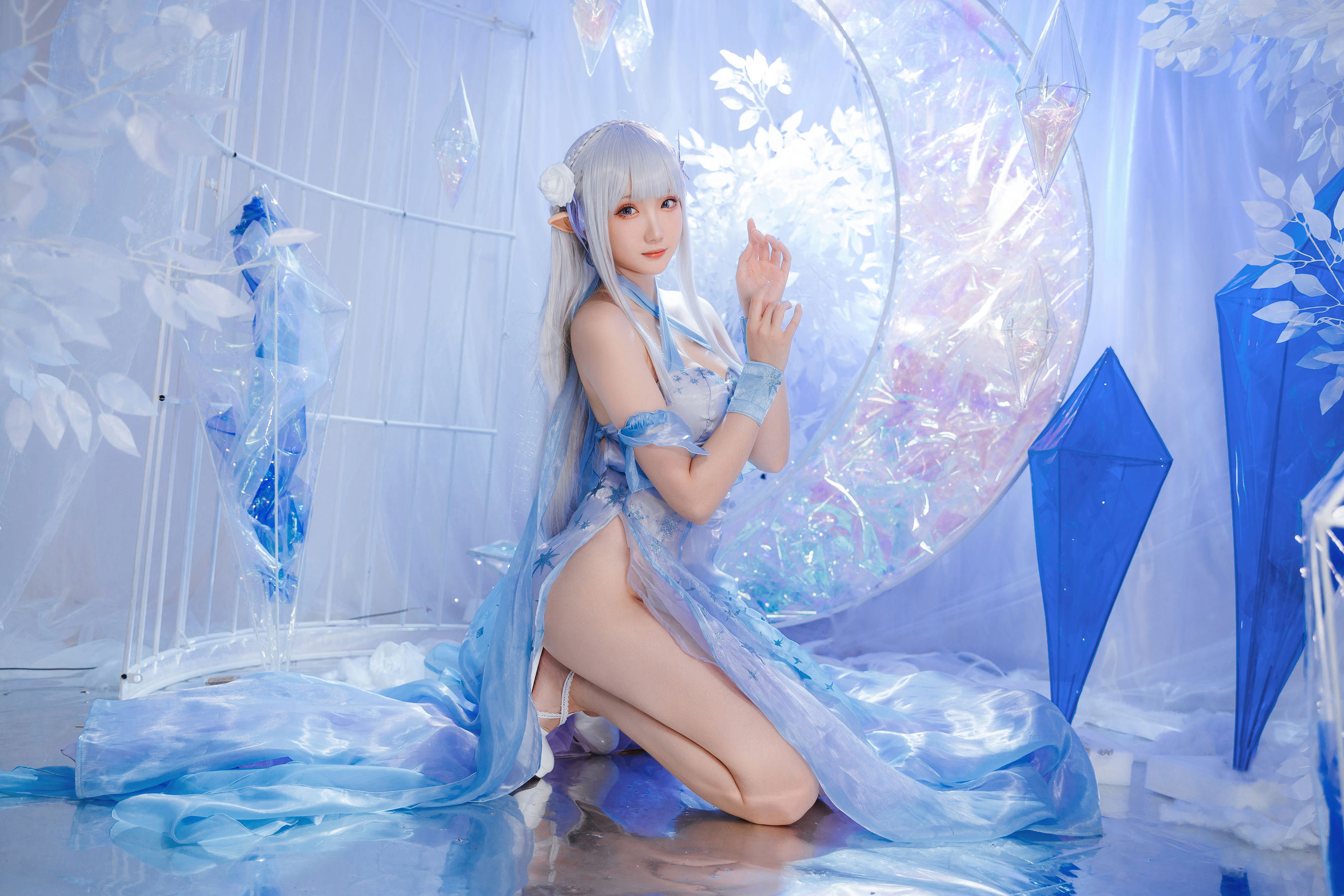 图片[8] - 瓜希酱 - 爱蜜莉雅 水晶礼服 [28P] - 机器猫次元 - 机器猫次元