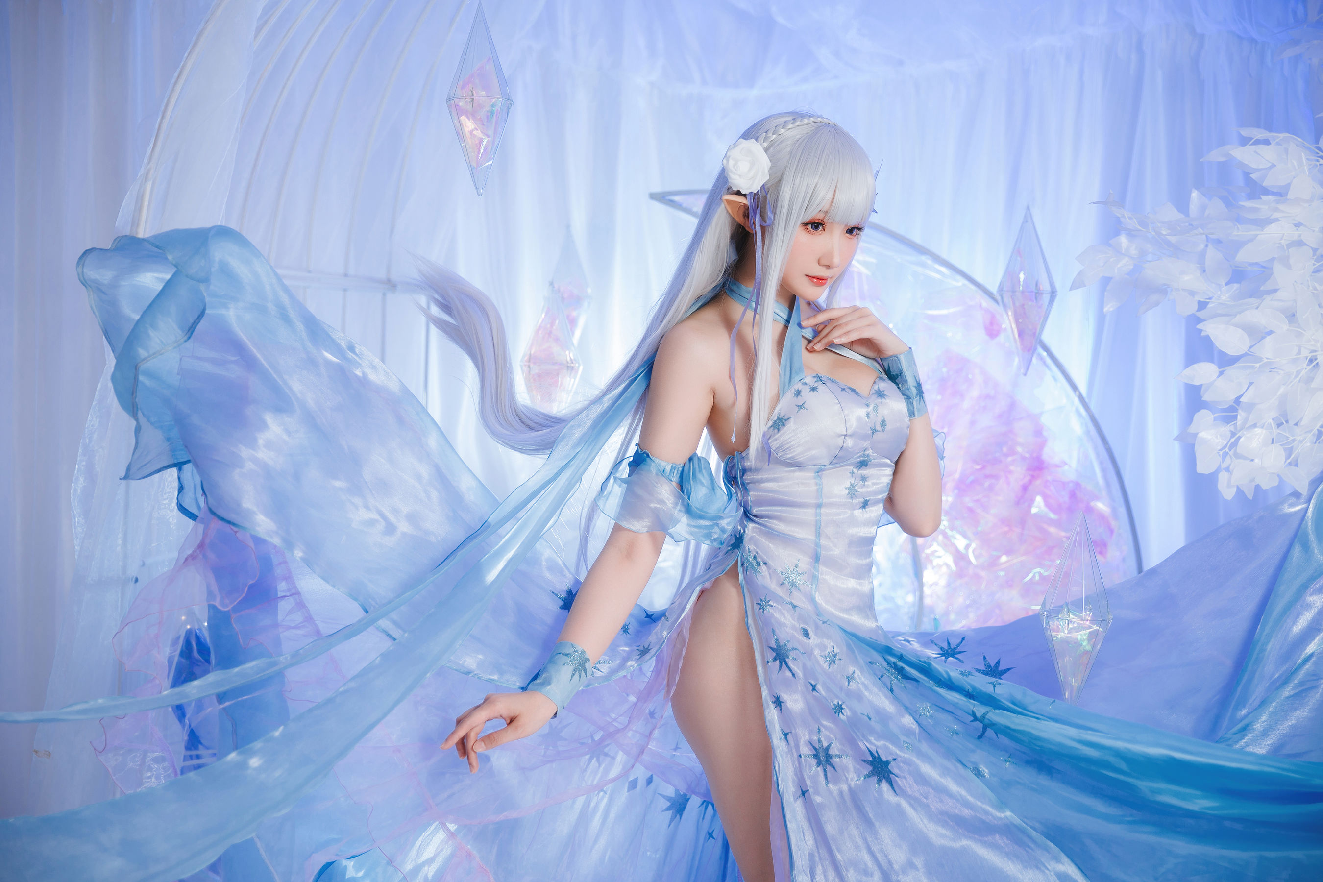 图片[2] - 瓜希酱 - 爱蜜莉雅 水晶礼服 [28P] - 机器猫次元 - 机器猫次元