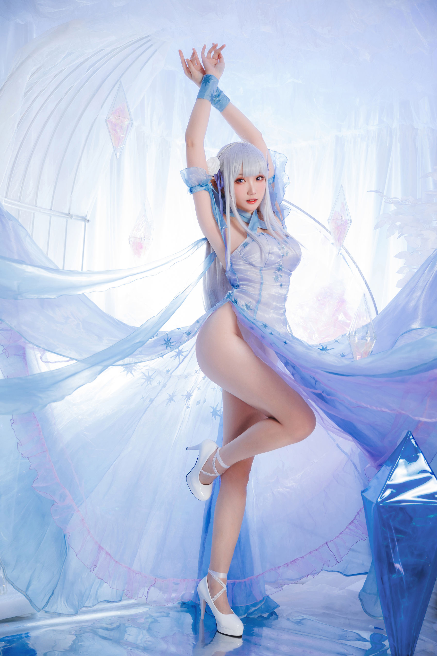 图片[3] - 瓜希酱 - 爱蜜莉雅 水晶礼服 [28P] - 机器猫次元 - 机器猫次元