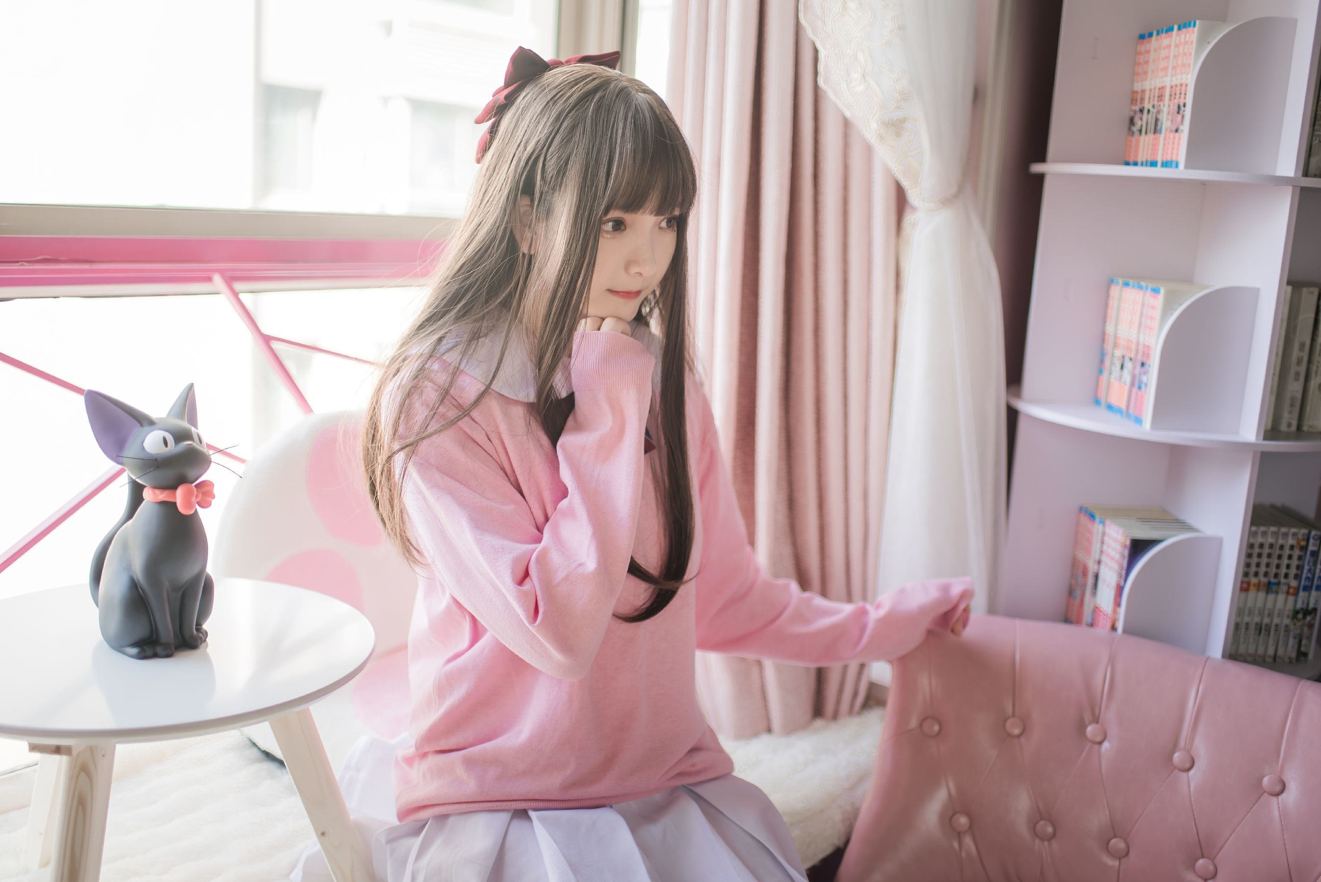 图片[4] - 古川kagura - 粉色JK [16P] - 机器猫次元 - 机器猫次元