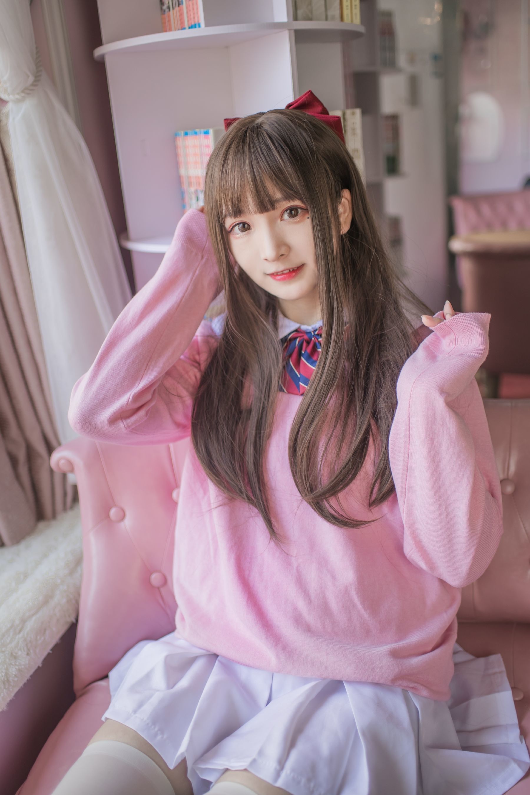 图片[2] - 古川kagura - 粉色JK [16P] - 机器猫次元 - 机器猫次元