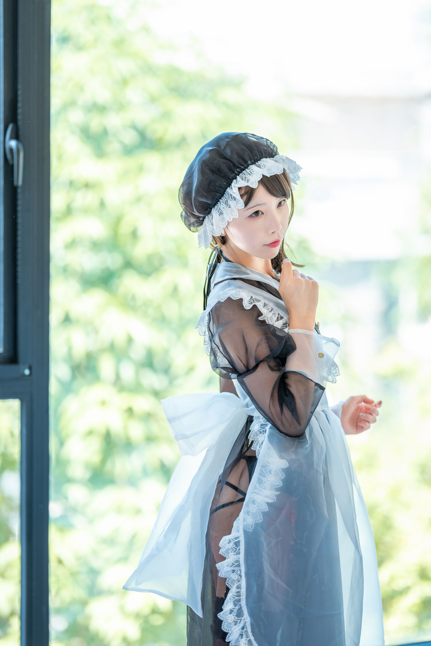 图片[1] - 水淼aqua - 透明女仆 [13P] - 机器猫次元 - 机器猫次元