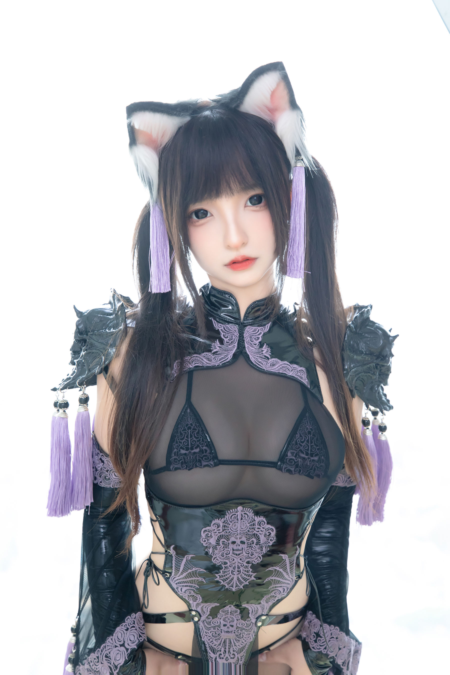 图片[1] - 萝莉神楽板真冬之旗袍猫女 [74P] - 机器猫次元 - 机器猫次元