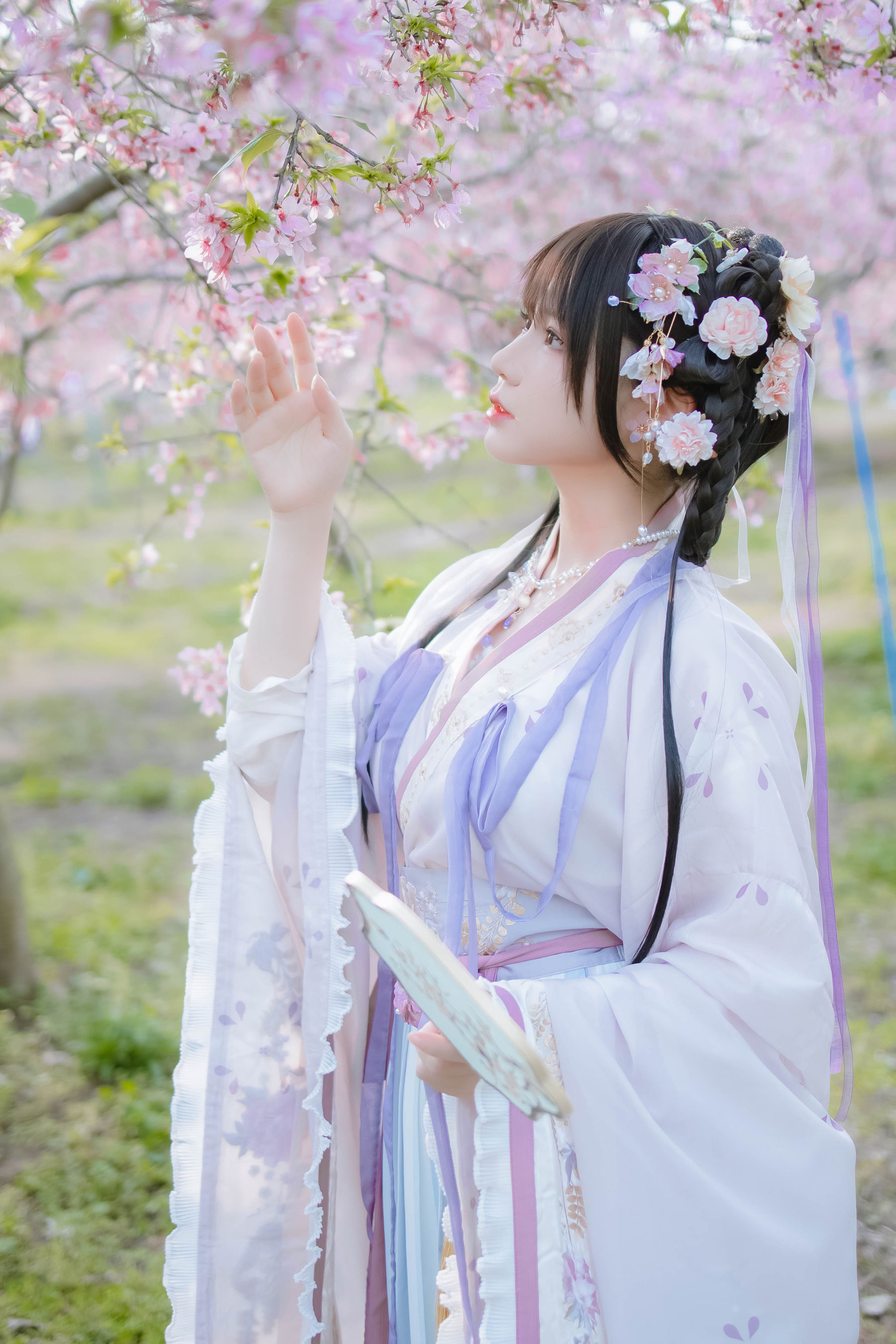 图片[1] - Nyako喵子 - 樱花汉服 花神祈愿 [52P] - 机器猫次元 - 机器猫次元
