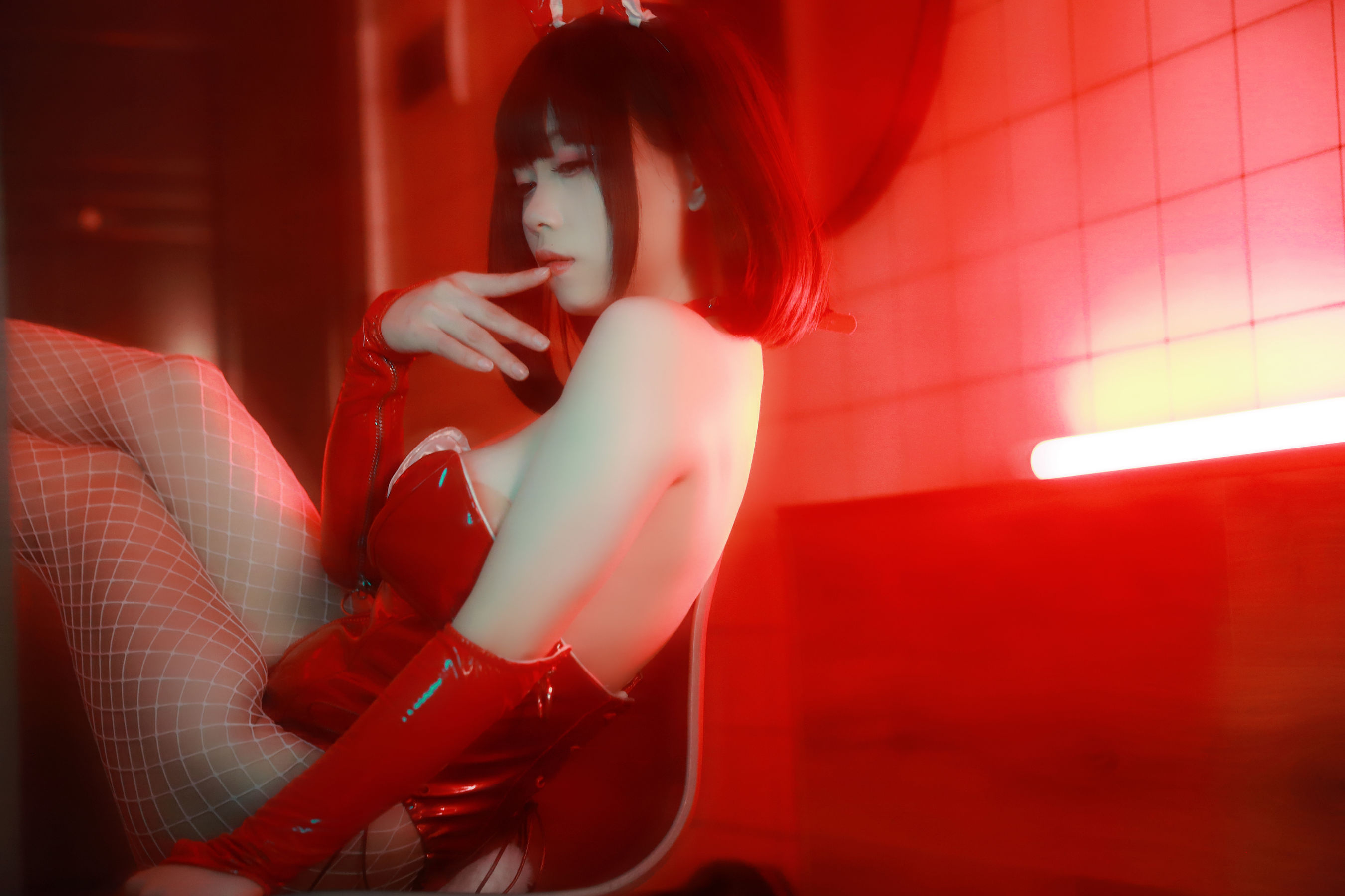 图片[4] - 末夜787 - 红色兔女郎 [34P] - 机器猫次元 - 机器猫次元