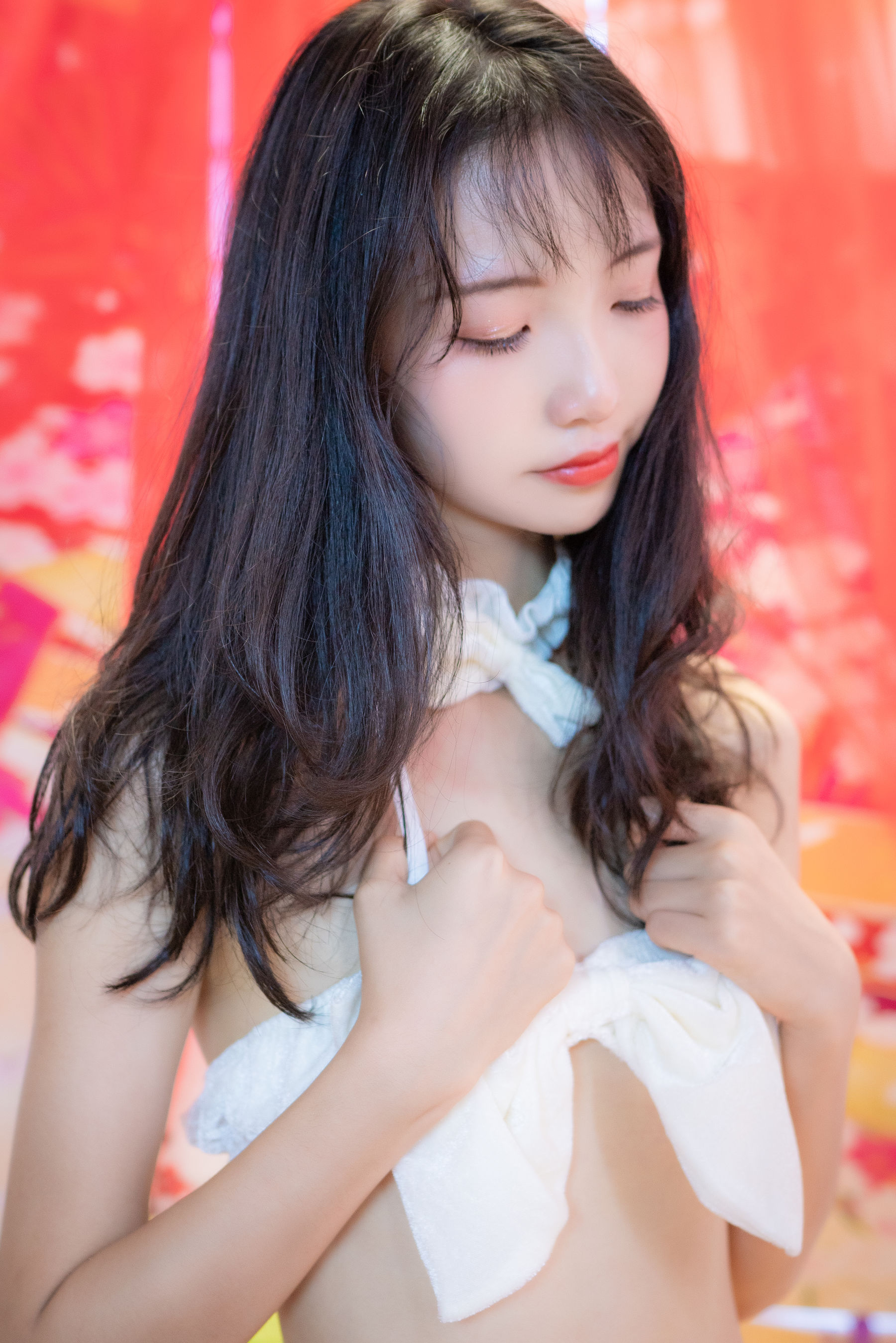 图片[7] - 清纯妹子西瓜 白猫咪内衣 [34P] - 机器猫次元 - 机器猫次元