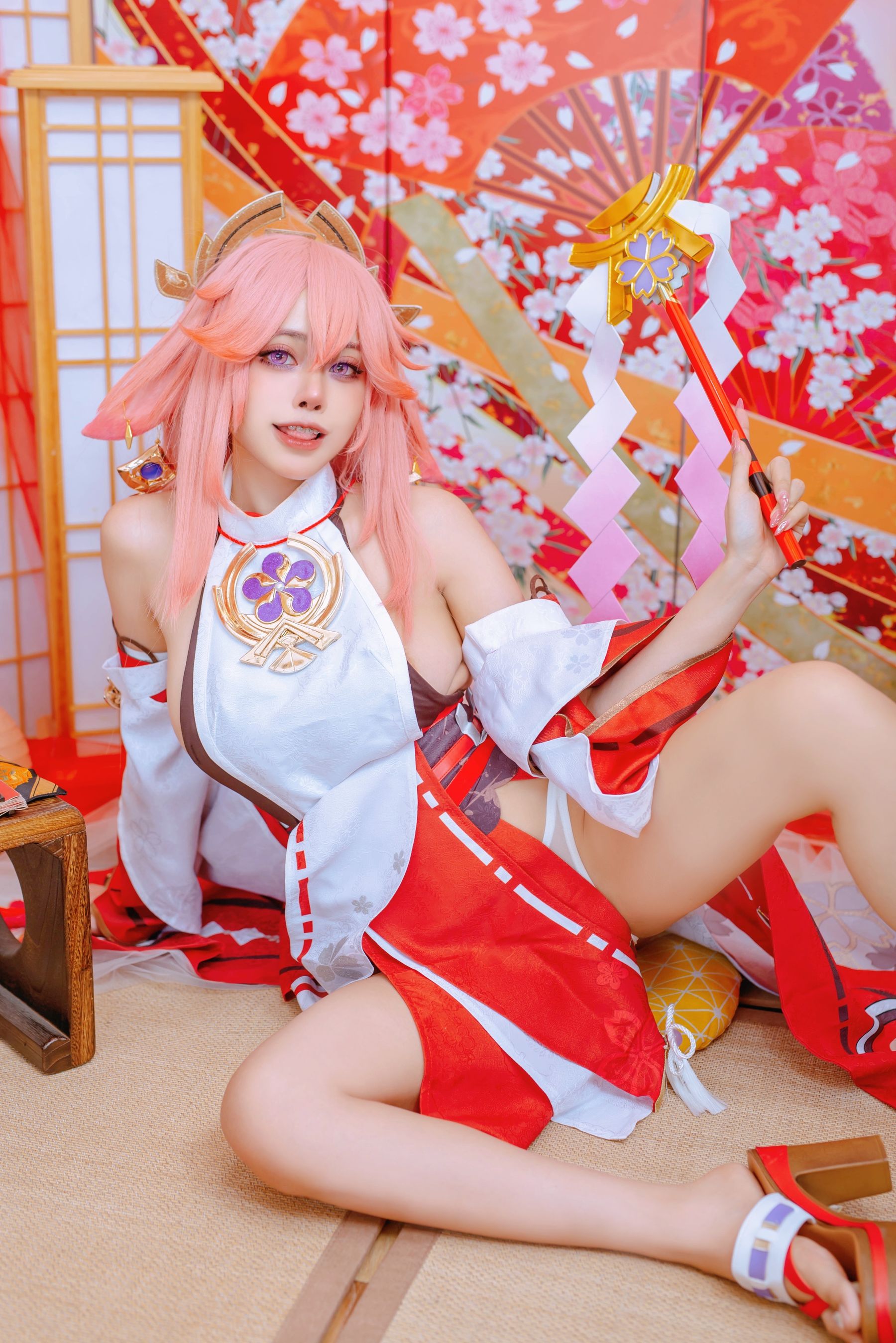 图片[1] - Byoru&Yae Miko Raiden Shogun [94P] - 机器猫次元 - 机器猫次元