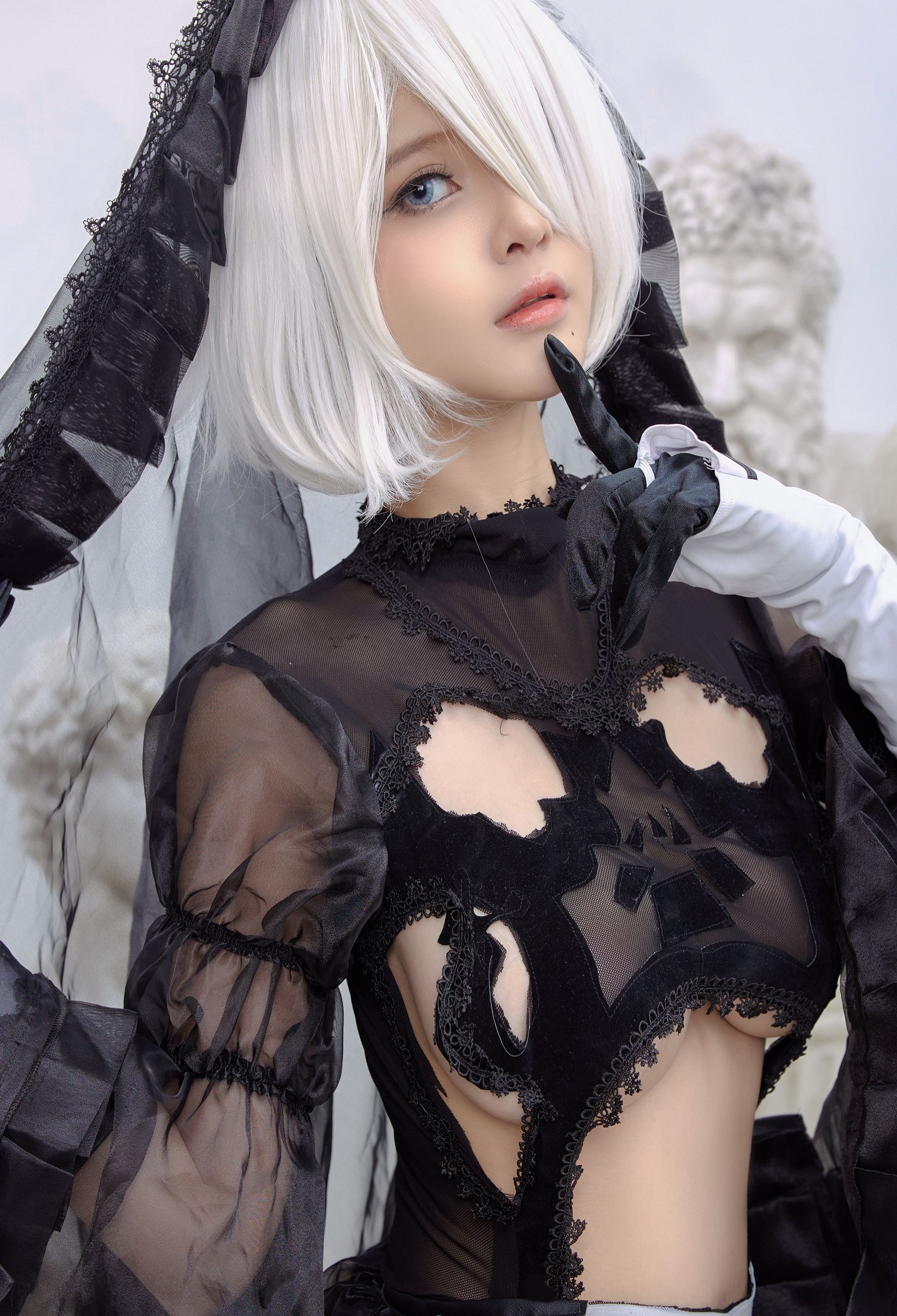 图片[4] - Azami - 2B Black Dress [20P] - 机器猫次元 - 机器猫次元