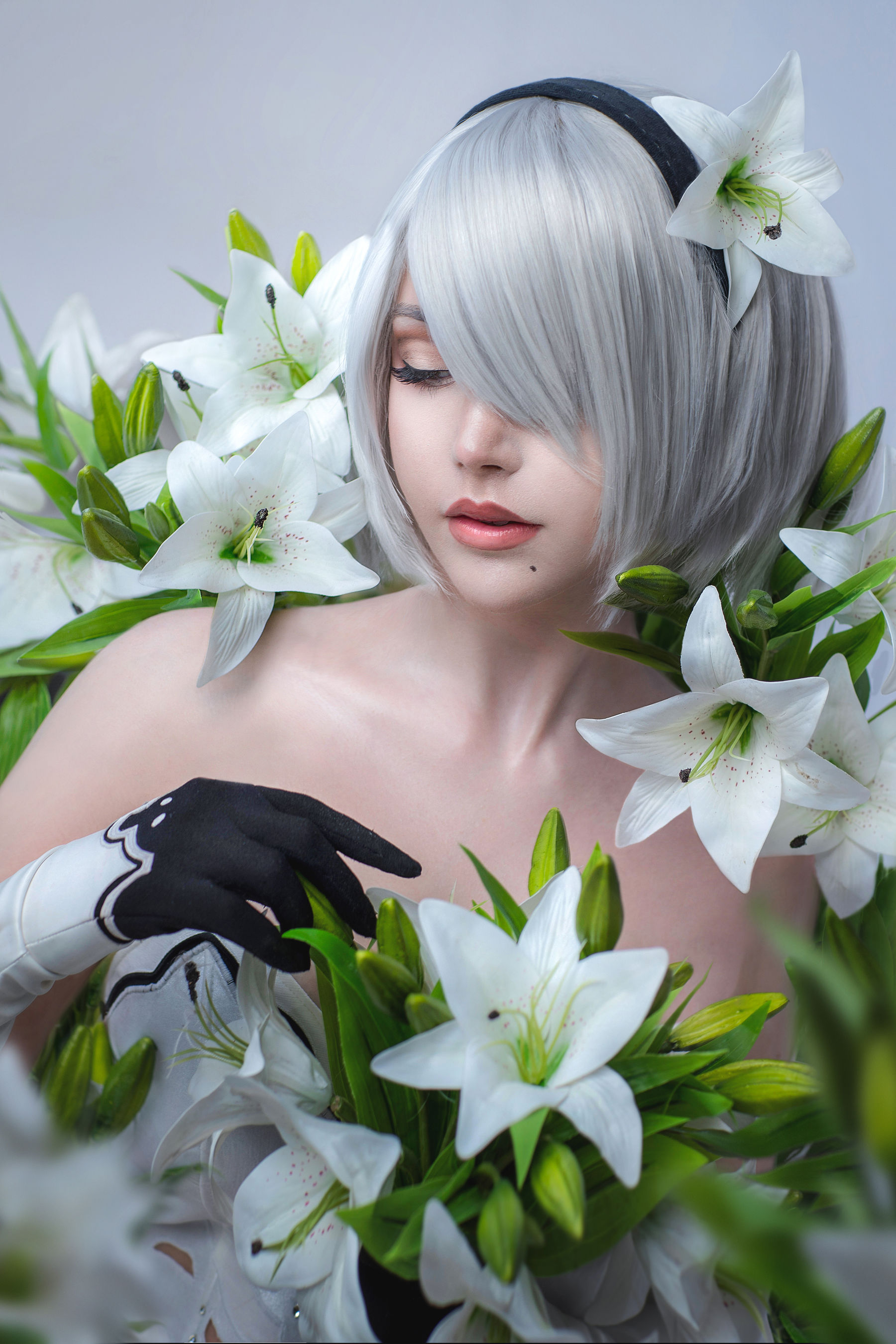 图片[5] - SayaTheFox - 2B Floral [10P] - 机器猫次元 - 机器猫次元