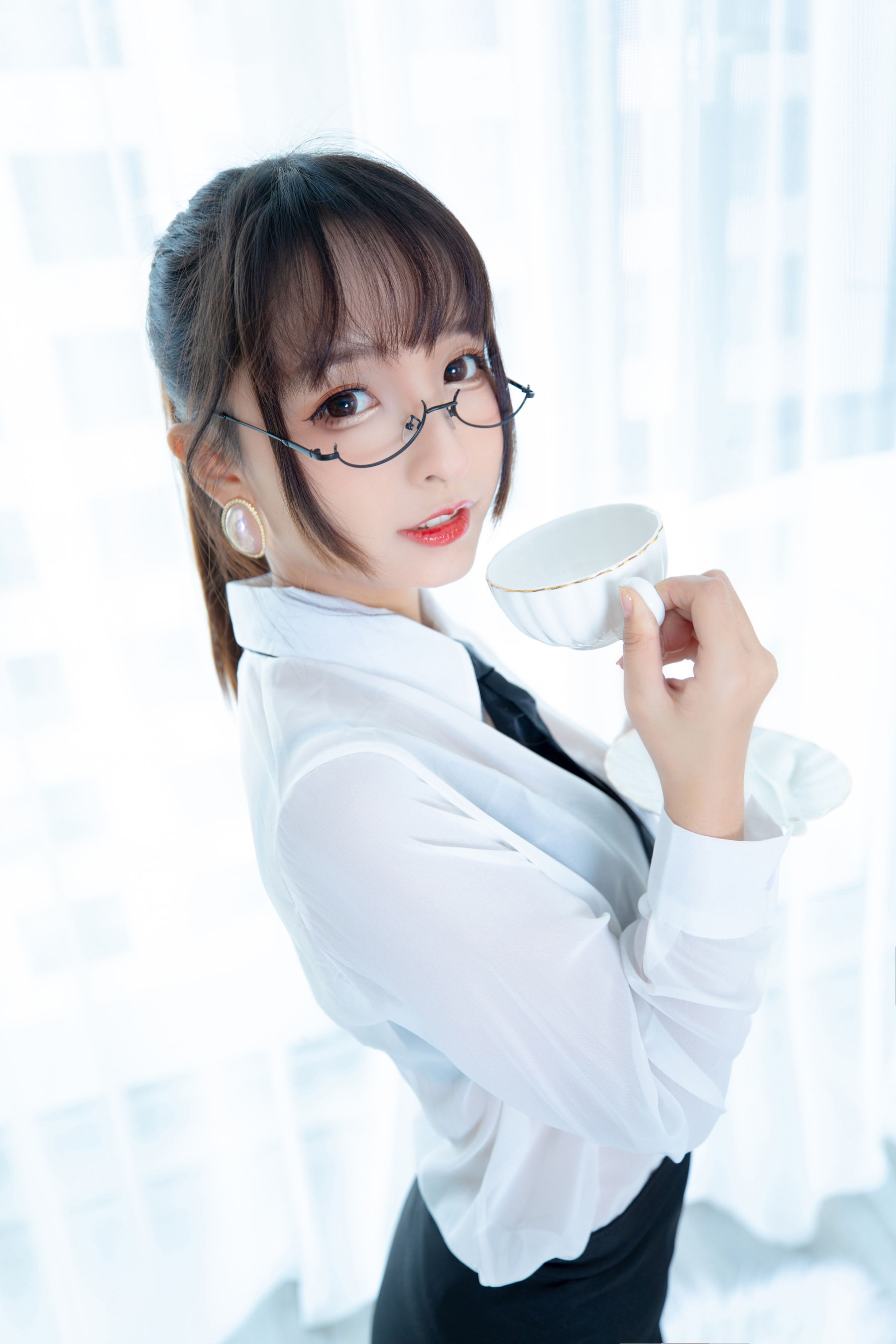 图片[4] - 萝莉神楽板真冬 ホワイトオフィス [150P] - 机器猫次元 - 机器猫次元