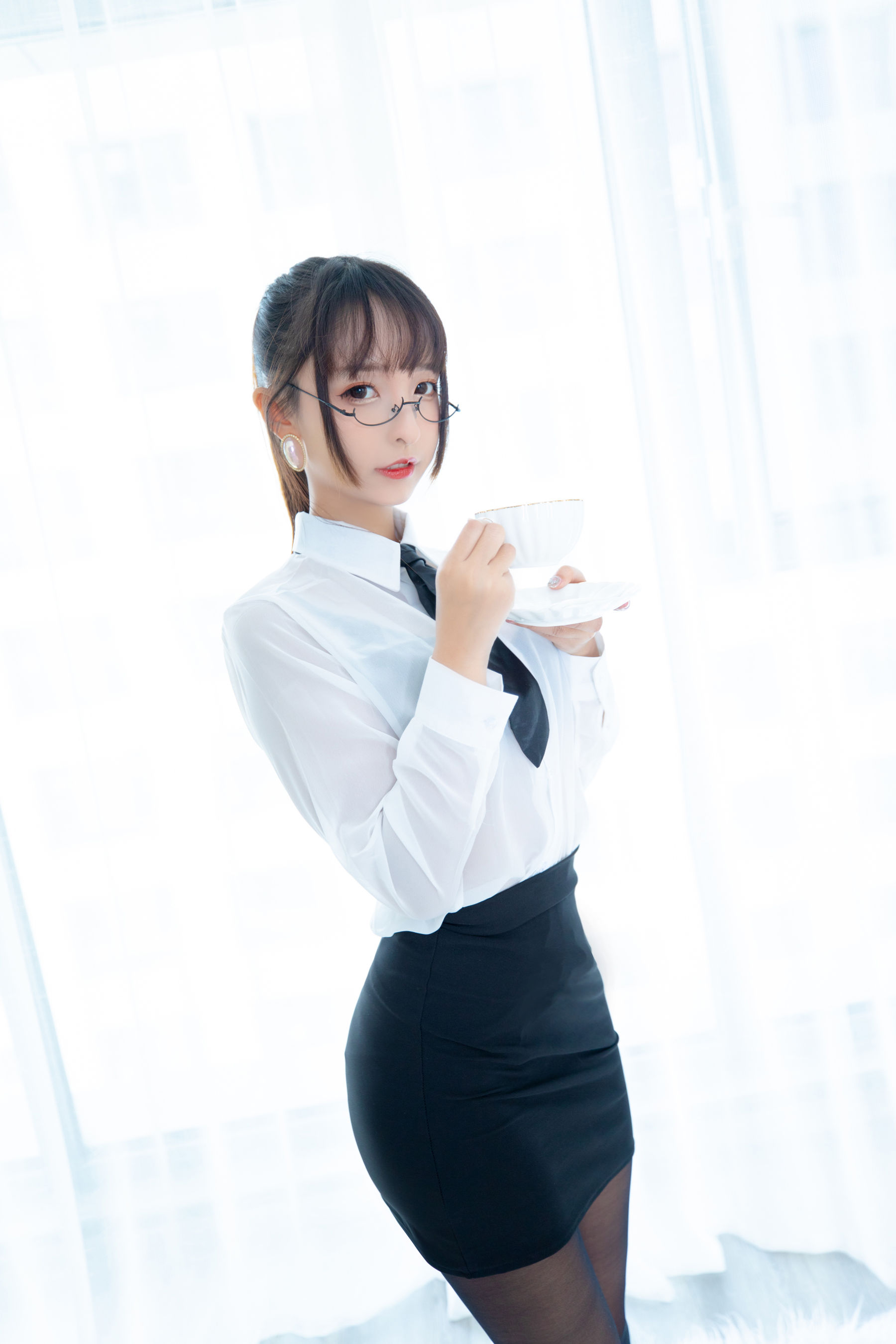 图片[3] - 萝莉神楽板真冬 ホワイトオフィス [150P] - 机器猫次元 - 机器猫次元