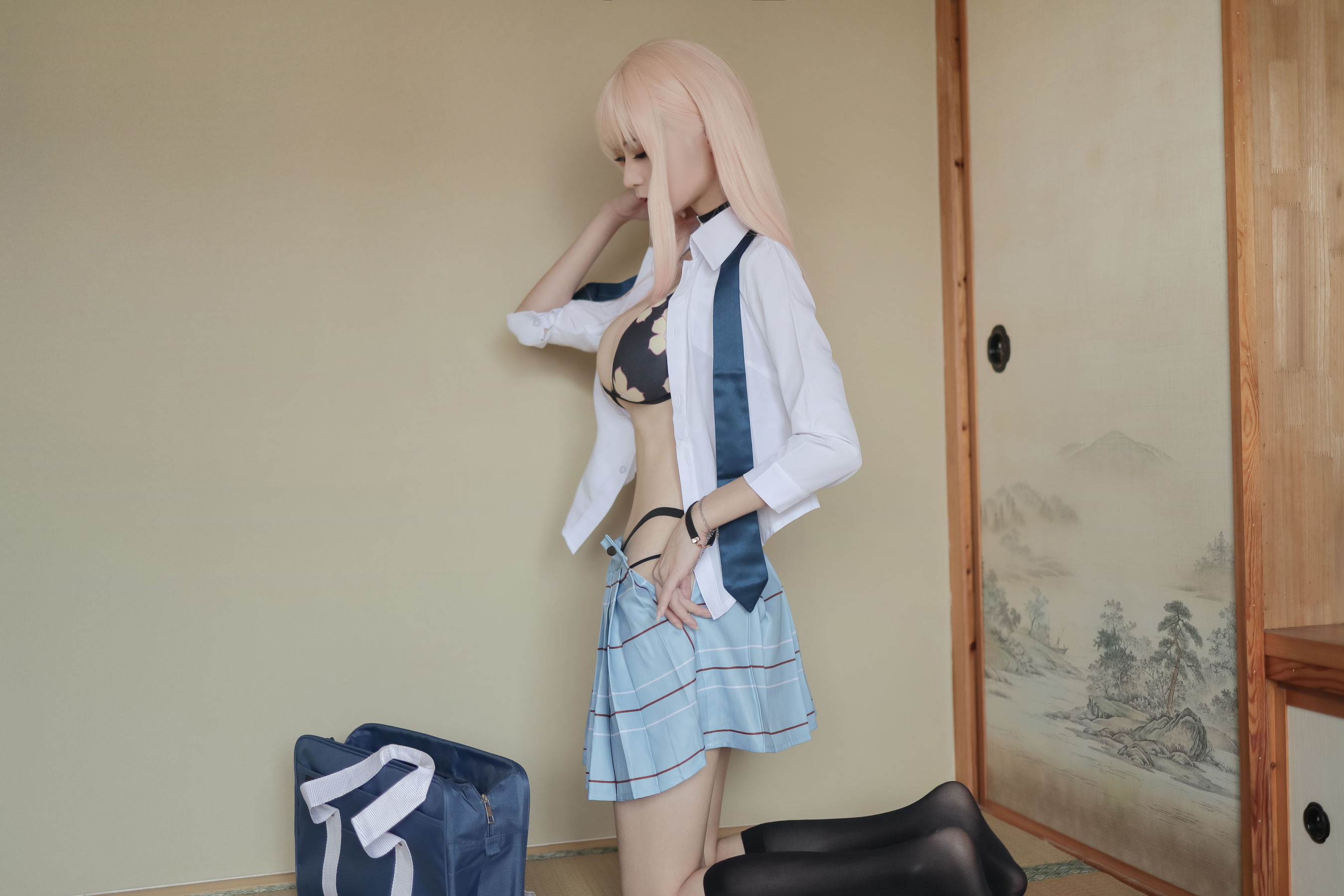 图片[8] - 爱老师_PhD - 喜多川海梦 校服 泳装 [17P] - 机器猫次元 - 机器猫次元