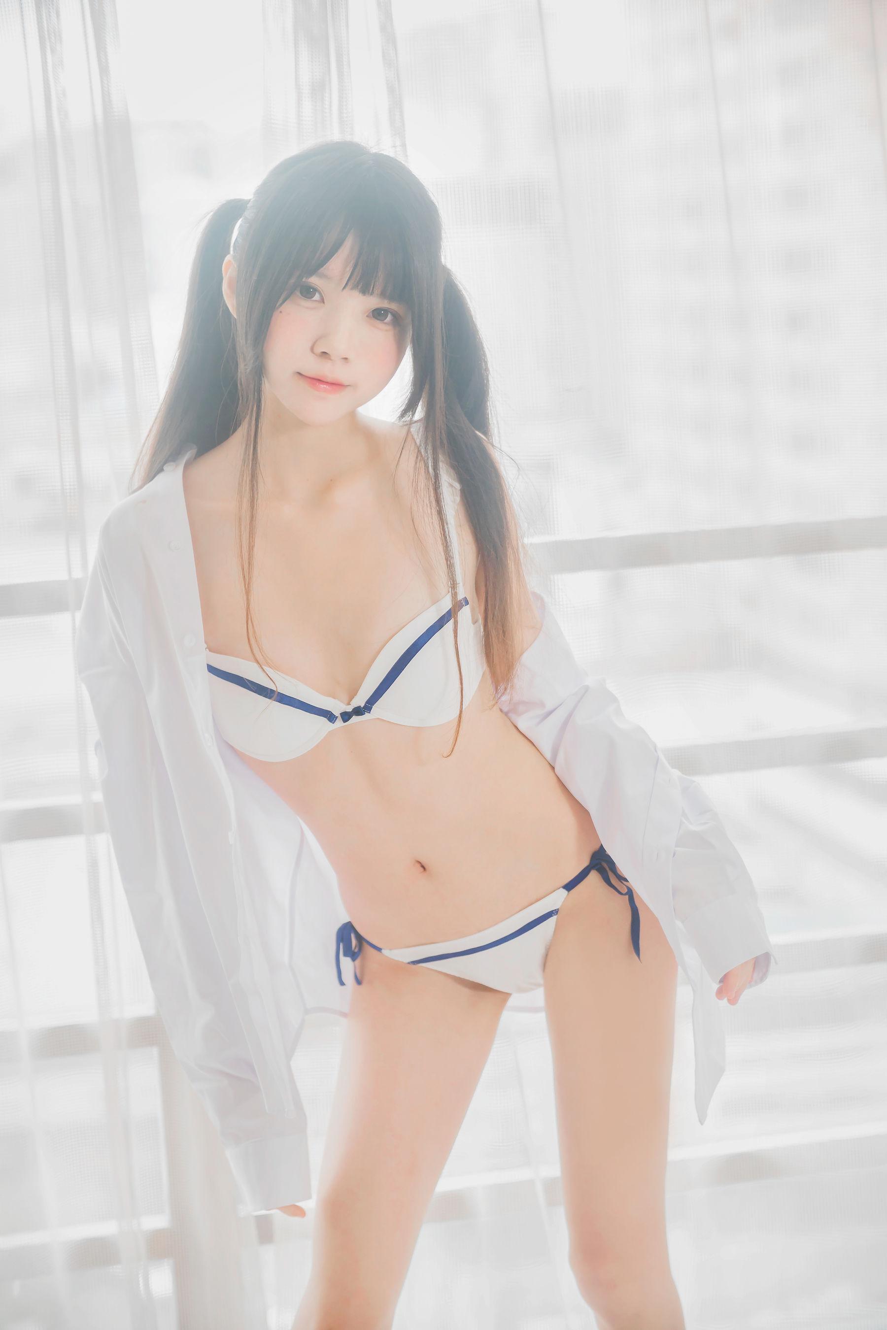 图片[2] - 桜桃喵 《白衬衫双马尾》 [47P] - 机器猫次元 - 机器猫次元