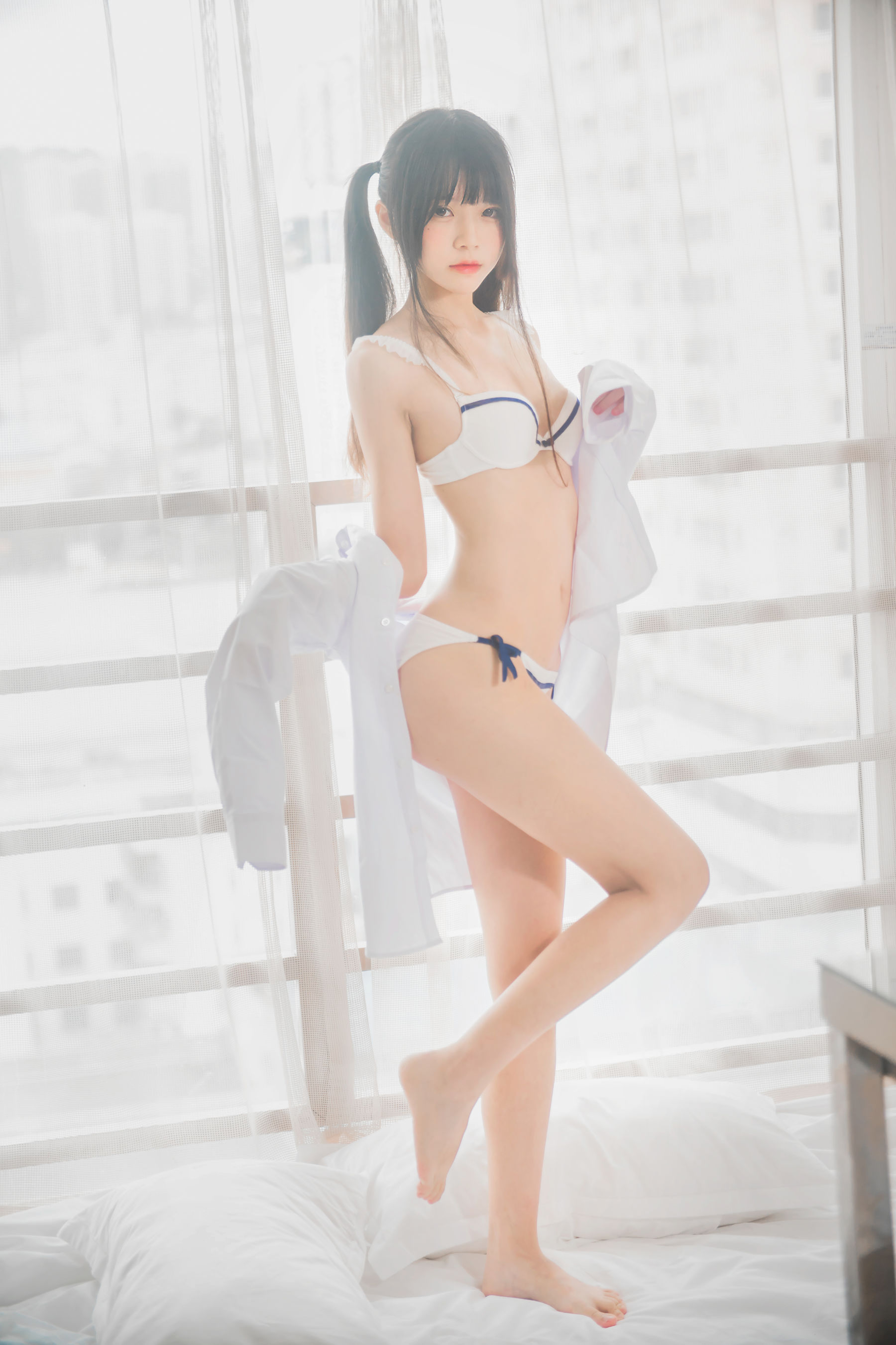 图片[7] - 桜桃喵 《白衬衫双马尾》 [47P] - 机器猫次元 - 机器猫次元