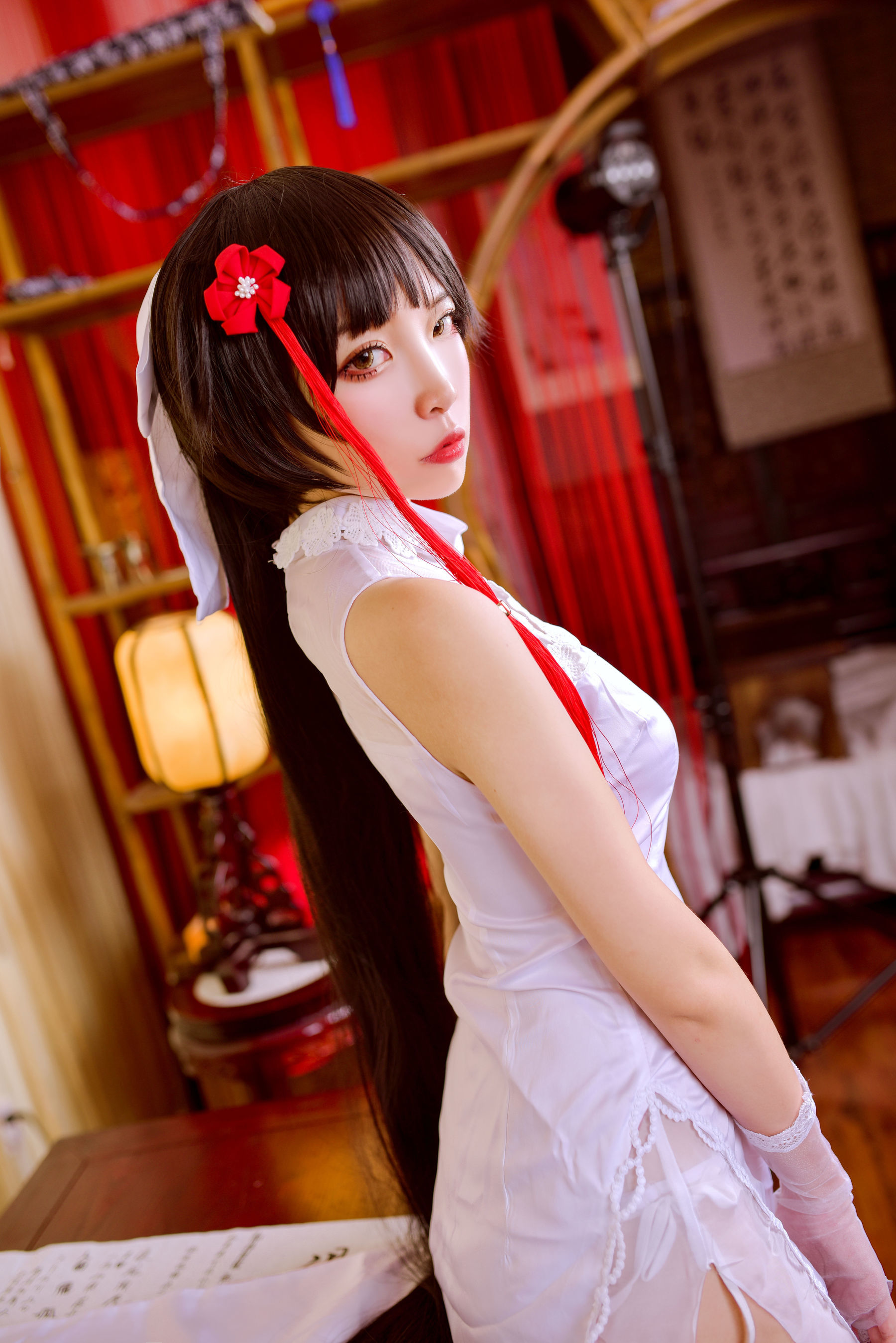 图片[1] - 二佐Nisa - 碧蓝航线 高雄旗袍 [40P] - 机器猫次元 - 机器猫次元