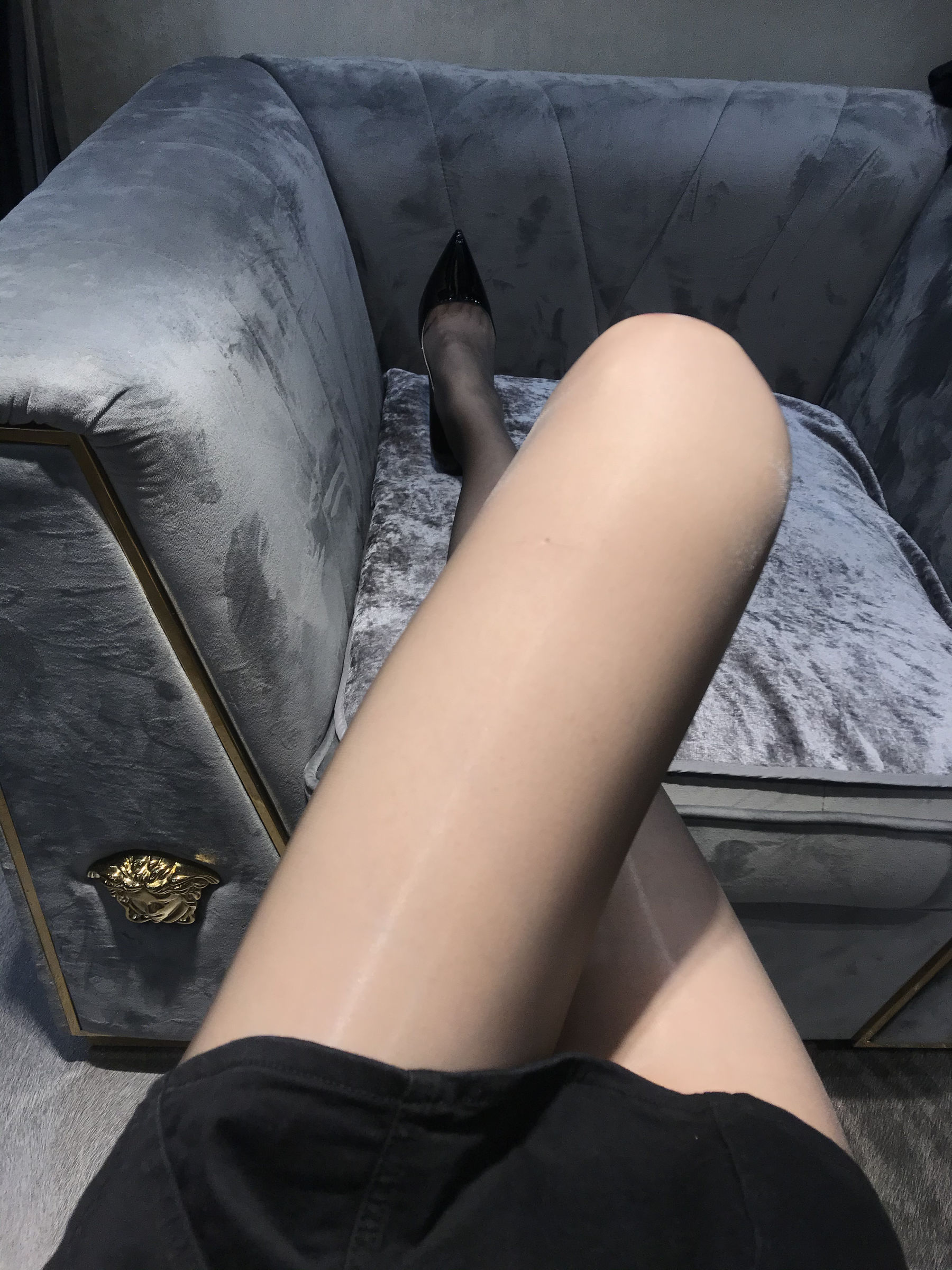 图片[1] - 麋鹿_Monroe 2020.06.02 灰亮丝 [7P] - 机器猫次元 - 机器猫次元