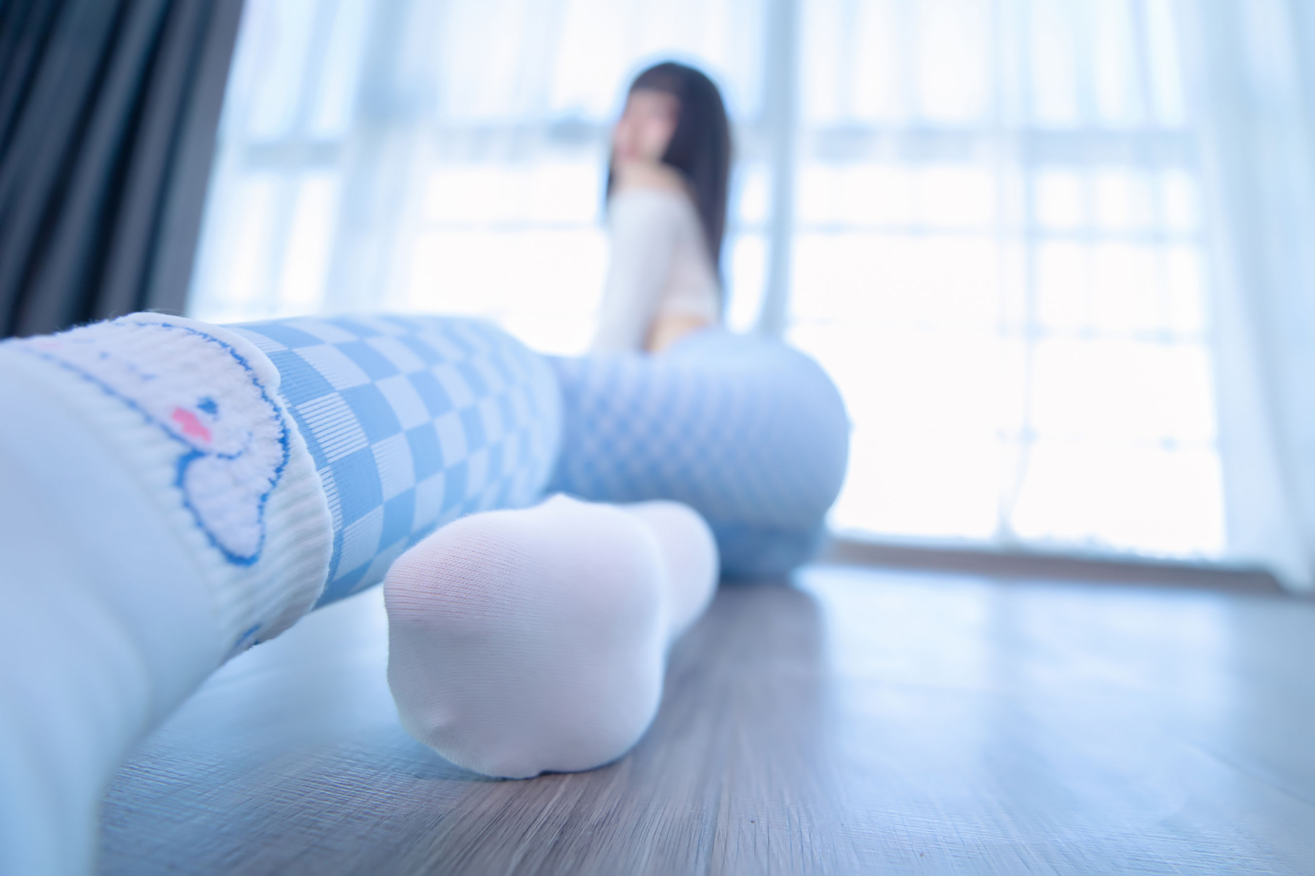 图片[8] - 神楽坂真冬 - 蓝白格 [75P] - 机器猫次元 - 机器猫次元