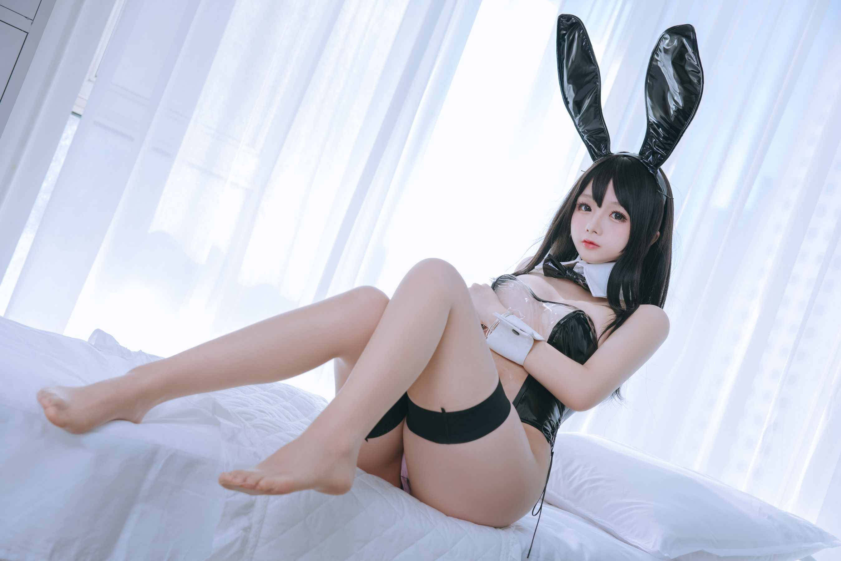 图片[1] - 日奈娇 - 透明兔女郎 [59P] - 机器猫次元 - 机器猫次元