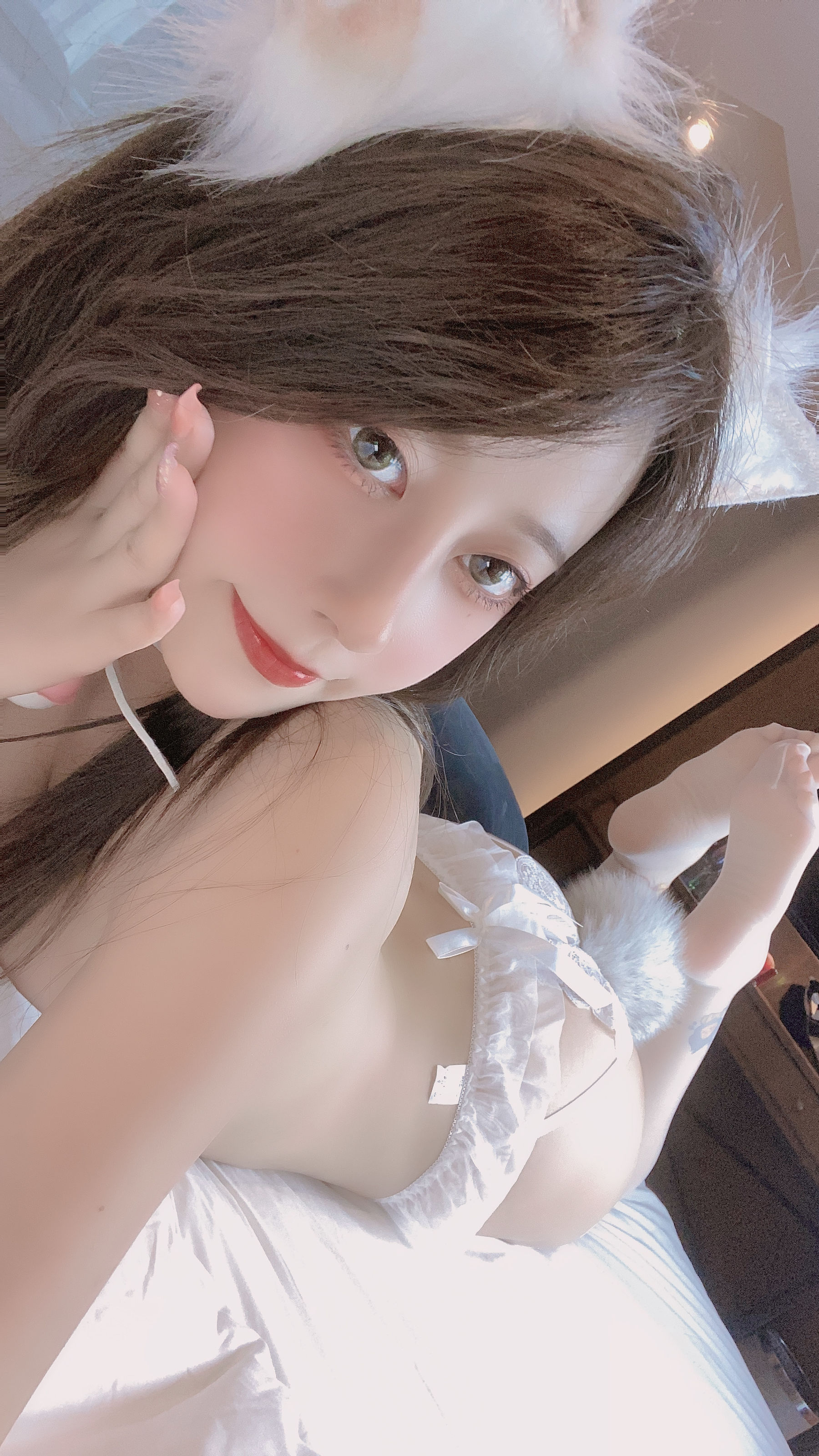 图片[8] - 奈汐酱nice - 蕾丝白狐 [57P] - 机器猫次元 - 机器猫次元