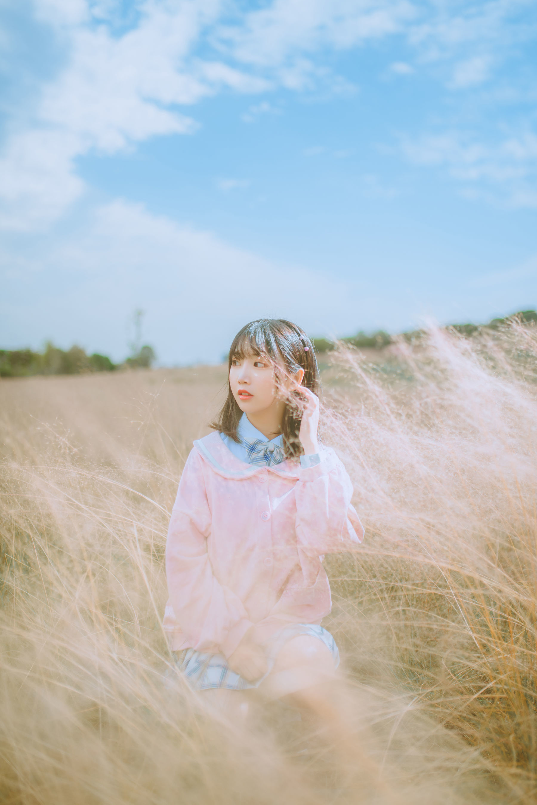 图片[1] - 面饼仙儿 粉黛草JK [19P] - 机器猫次元 - 机器猫次元