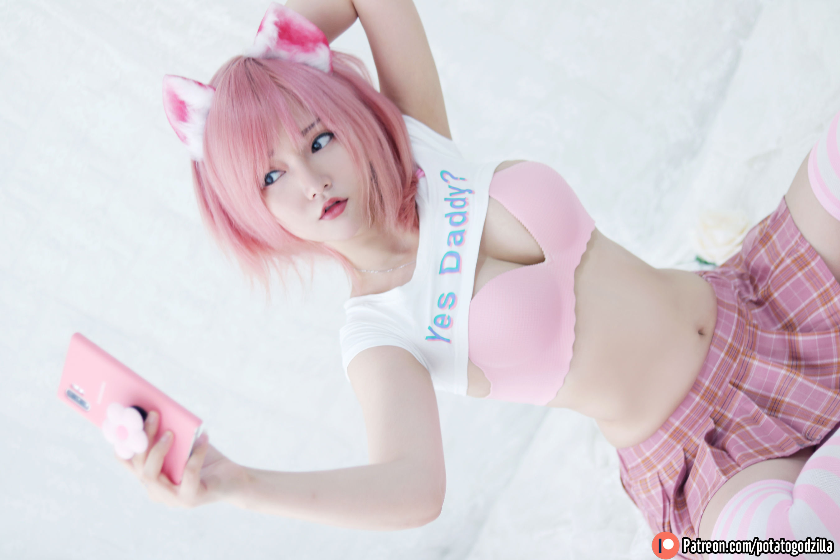 图片[1] - Potato Godzilla - Pink Casual [36P] - 机器猫次元 - 机器猫次元