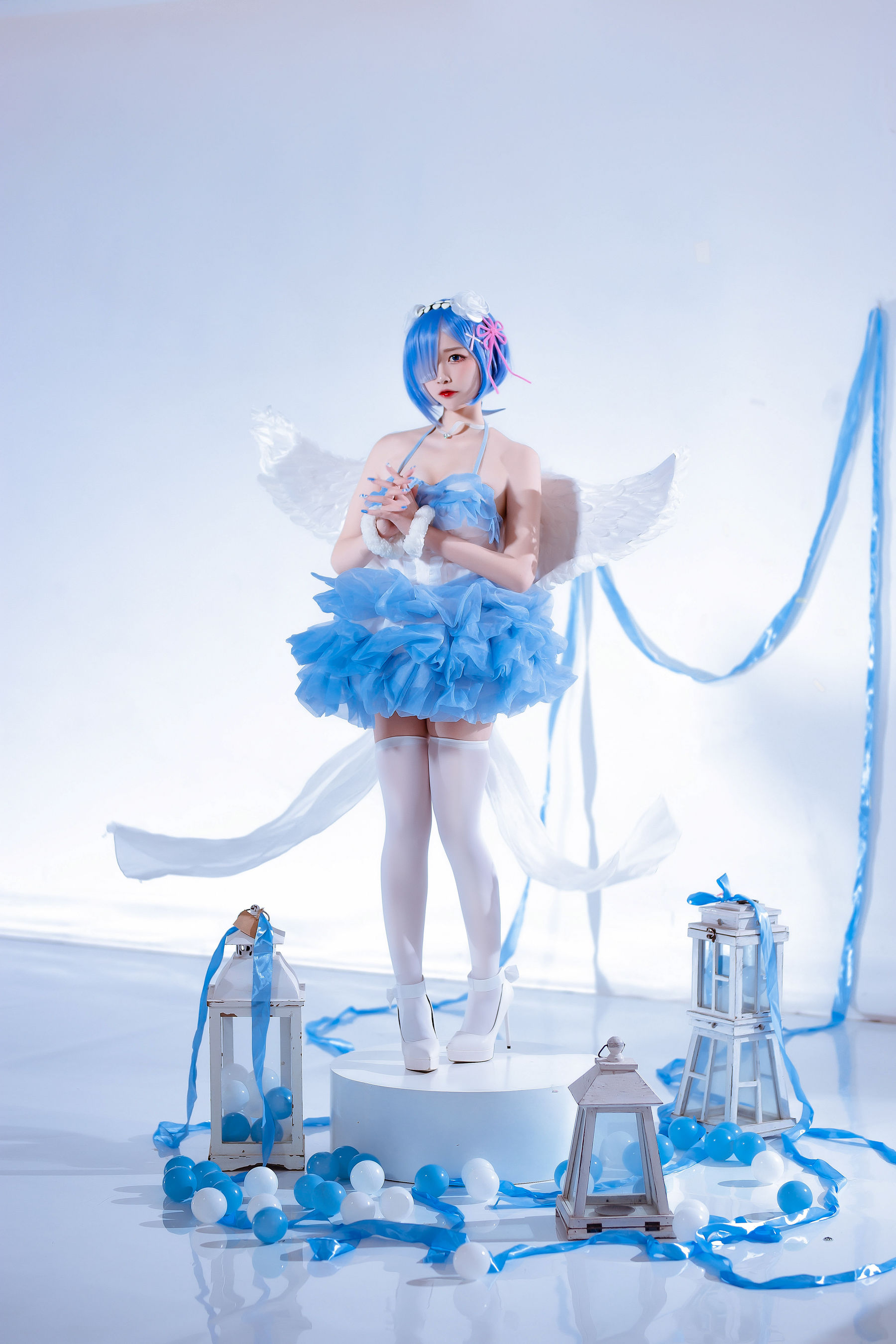 图片[1] - 二佐Nisa - 蕾姆天使 [15P] - 机器猫次元 - 机器猫次元