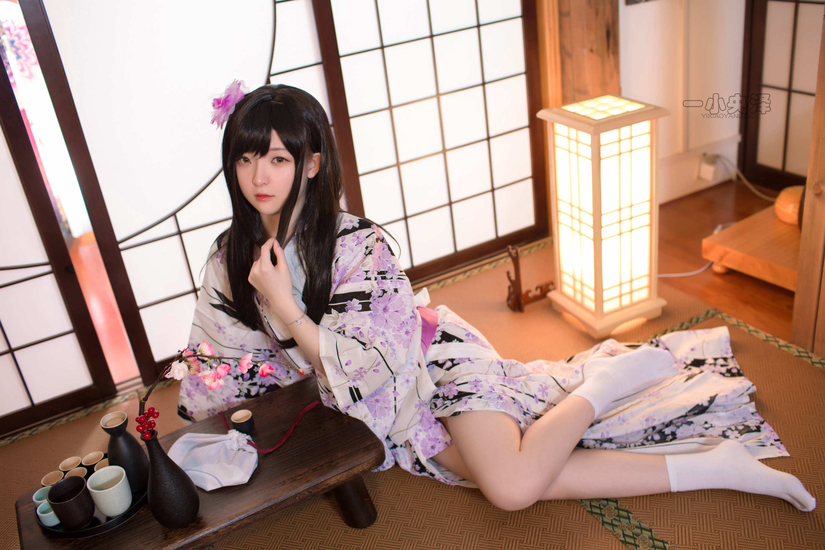 图片[4] - 一小央泽 - 和服短袜 [41P] - 机器猫次元 - 机器猫次元