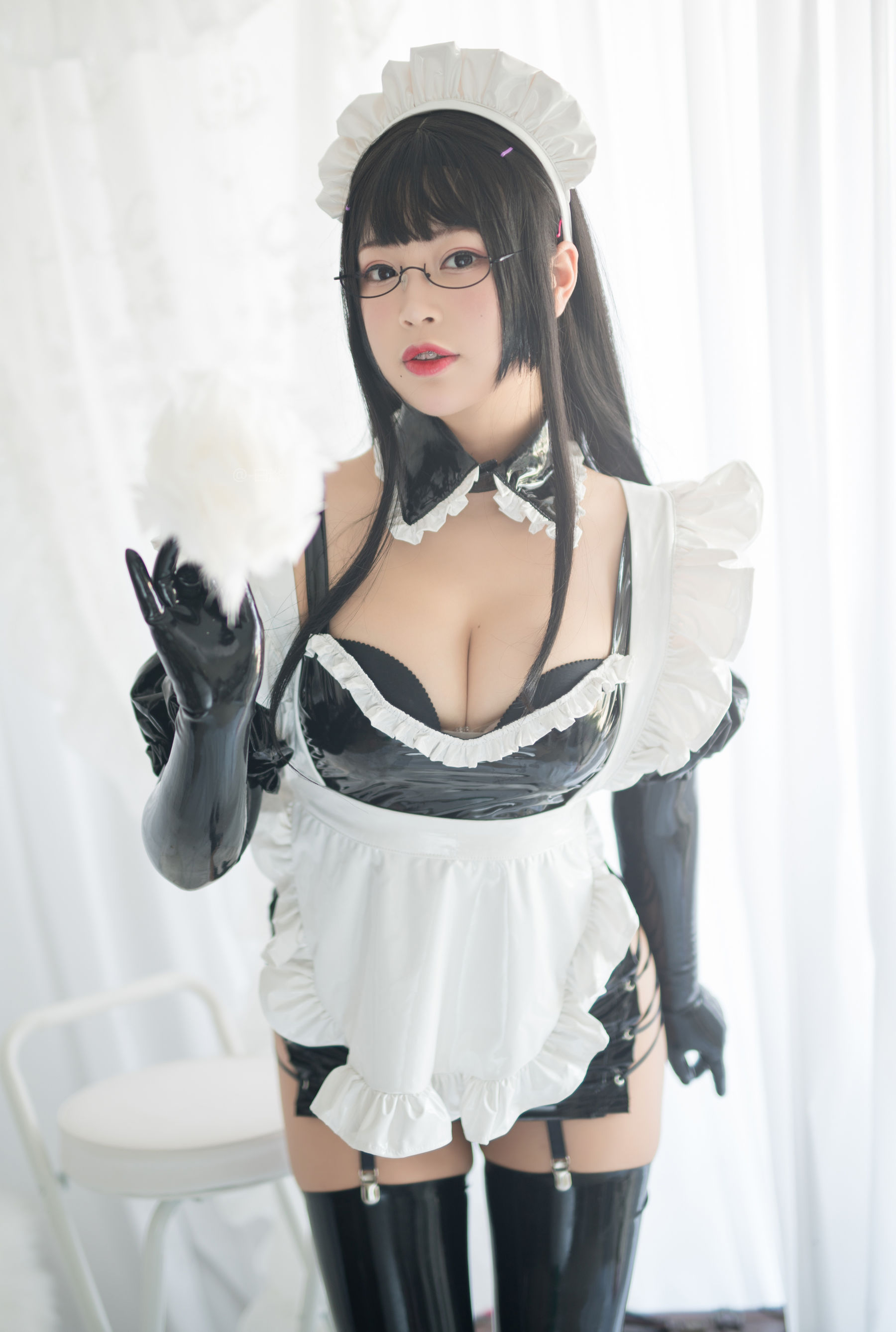 图片[4] - 白烨- 傲娇黑胶女仆 [63P] - 机器猫次元 - 机器猫次元