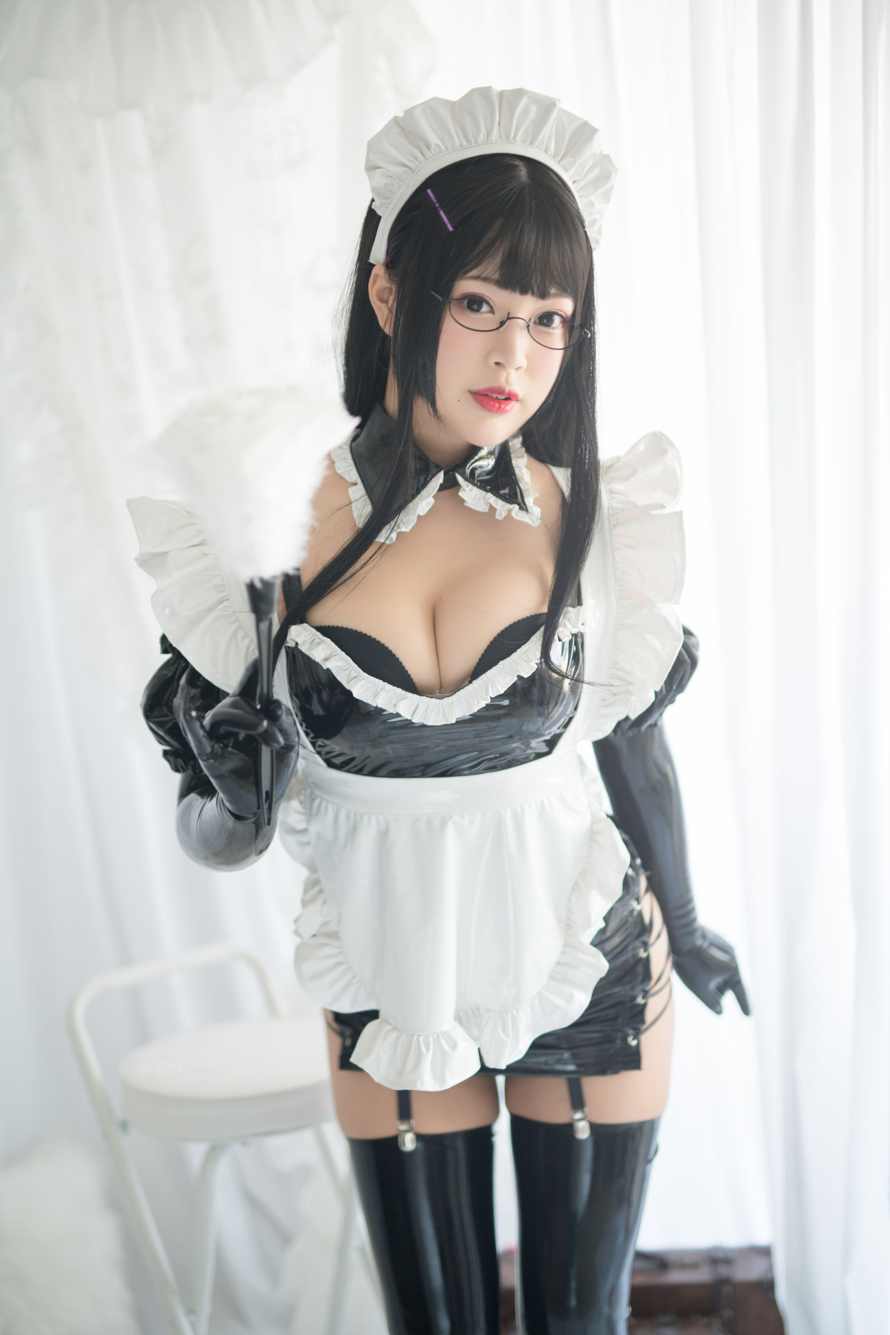 图片[3] - 白烨- 傲娇黑胶女仆 [63P] - 机器猫次元 - 机器猫次元